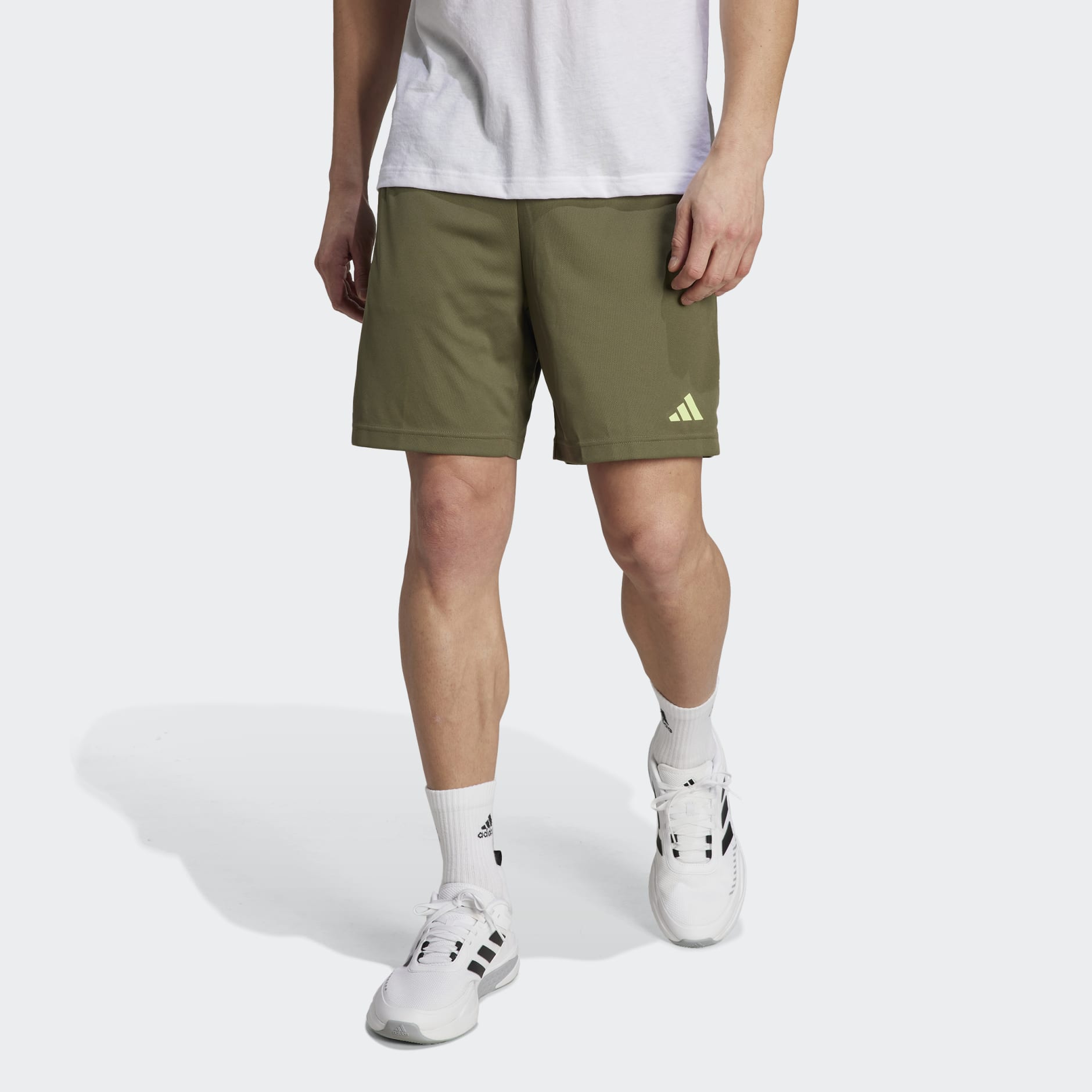 adidas Train Essentials Seasonal Camo Shorts - Green | adidas UAE