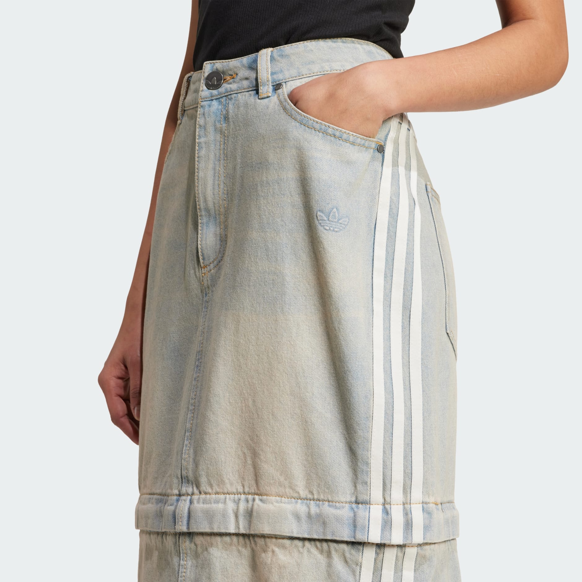 Fustă din denim 2-&icirc;n-1 Adilenium Season 3