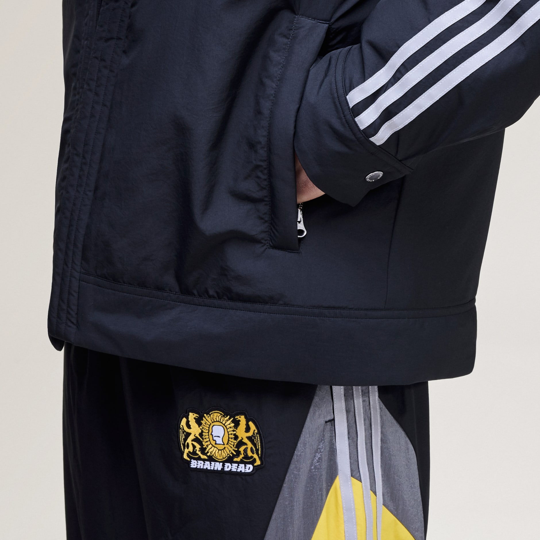 Clothing - BRAIN DEAD NORAGI JACKET - Black | adidas Oman
