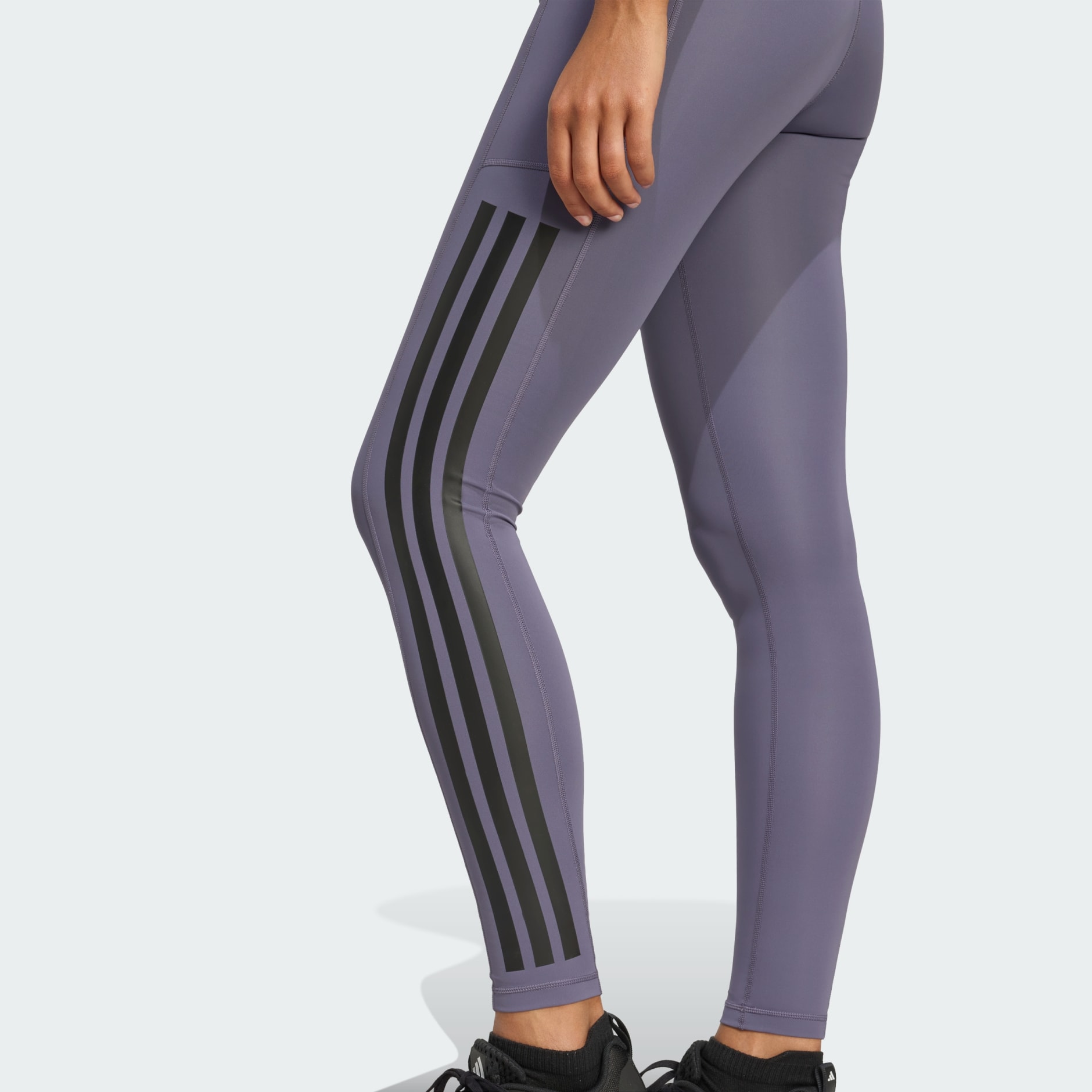 بنطال ضيق Optim&eacute; 3-Stripes Full Length