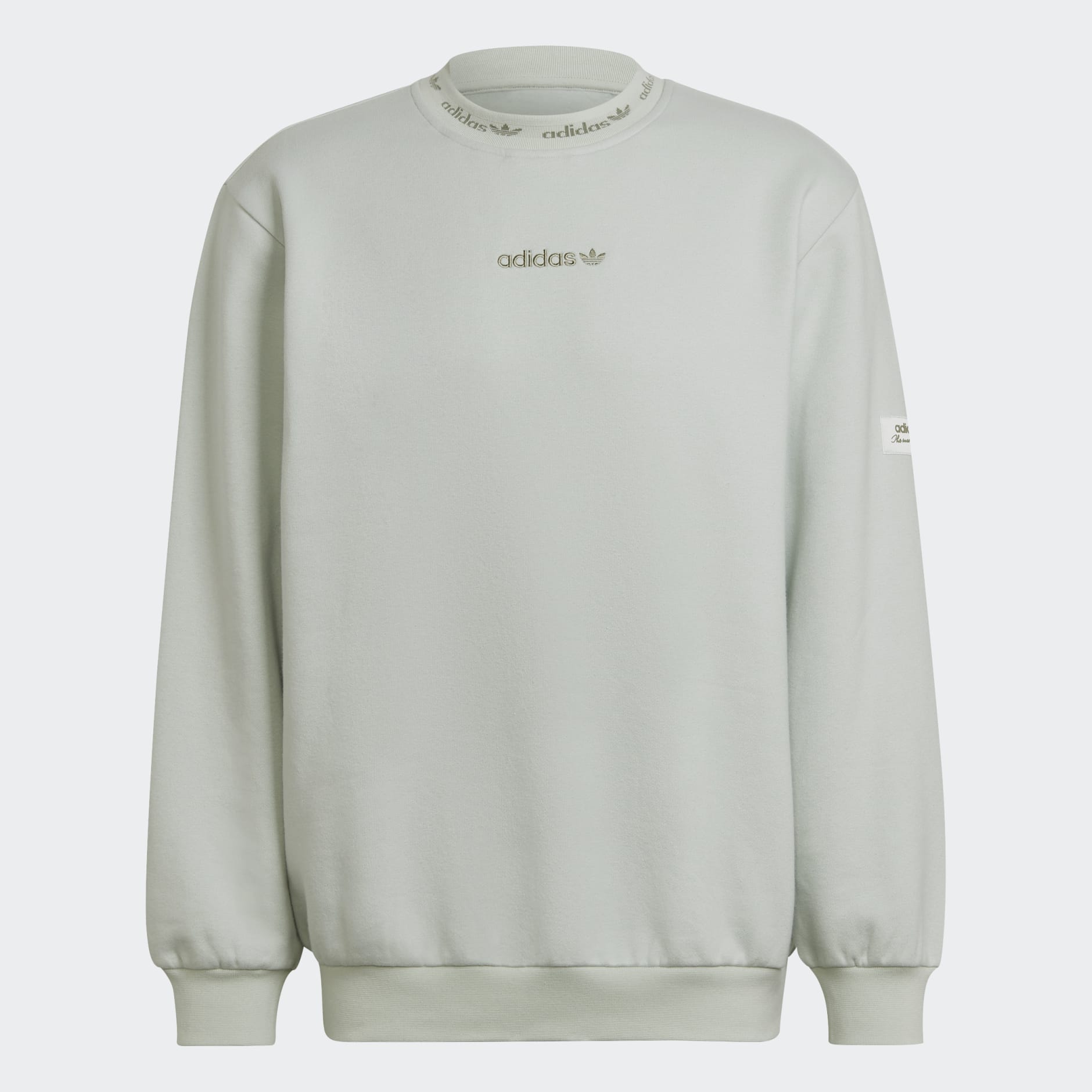 Trefoil Linear Crew Sweatshirt