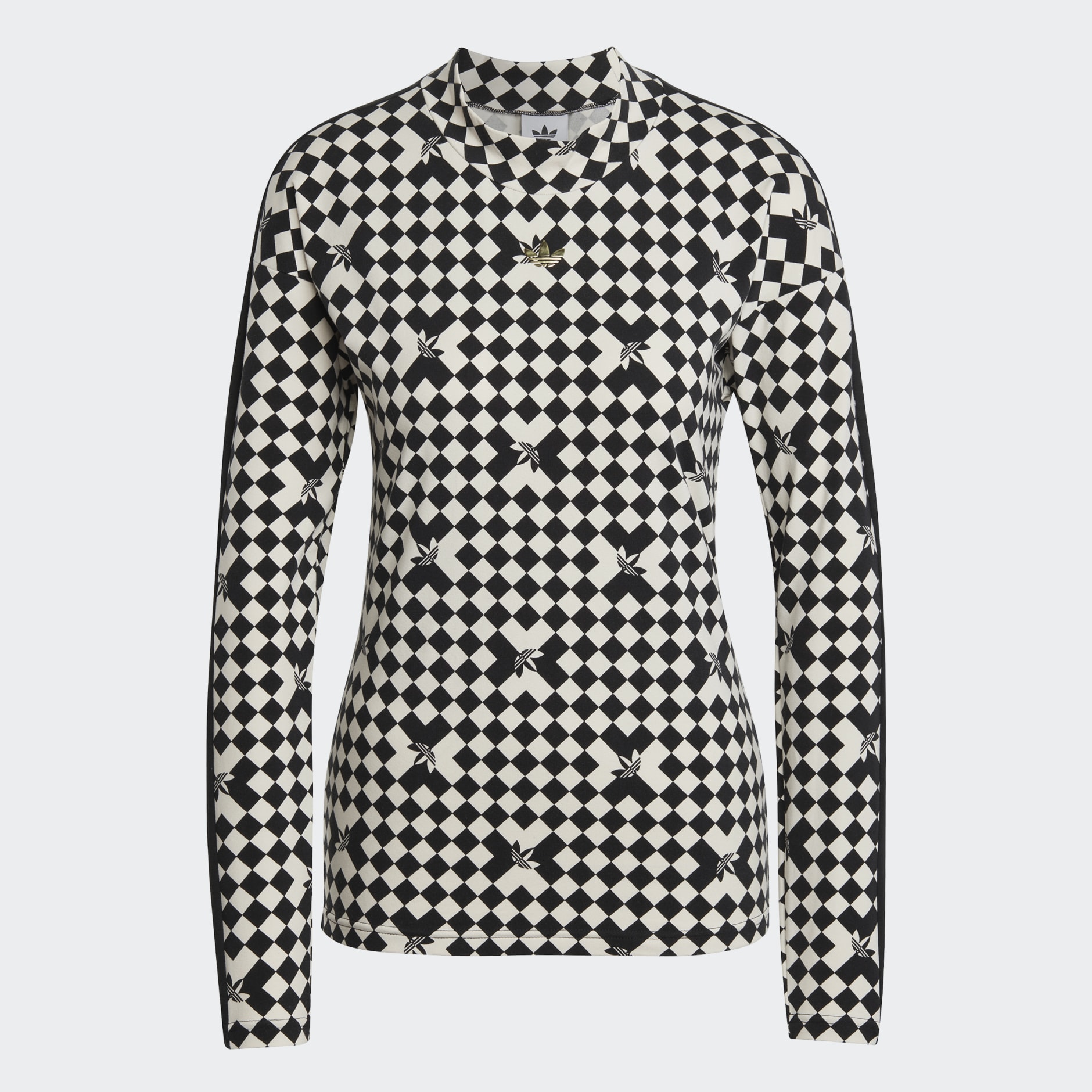 adidas Ski Chic Allover Print Long Sleeve Tee