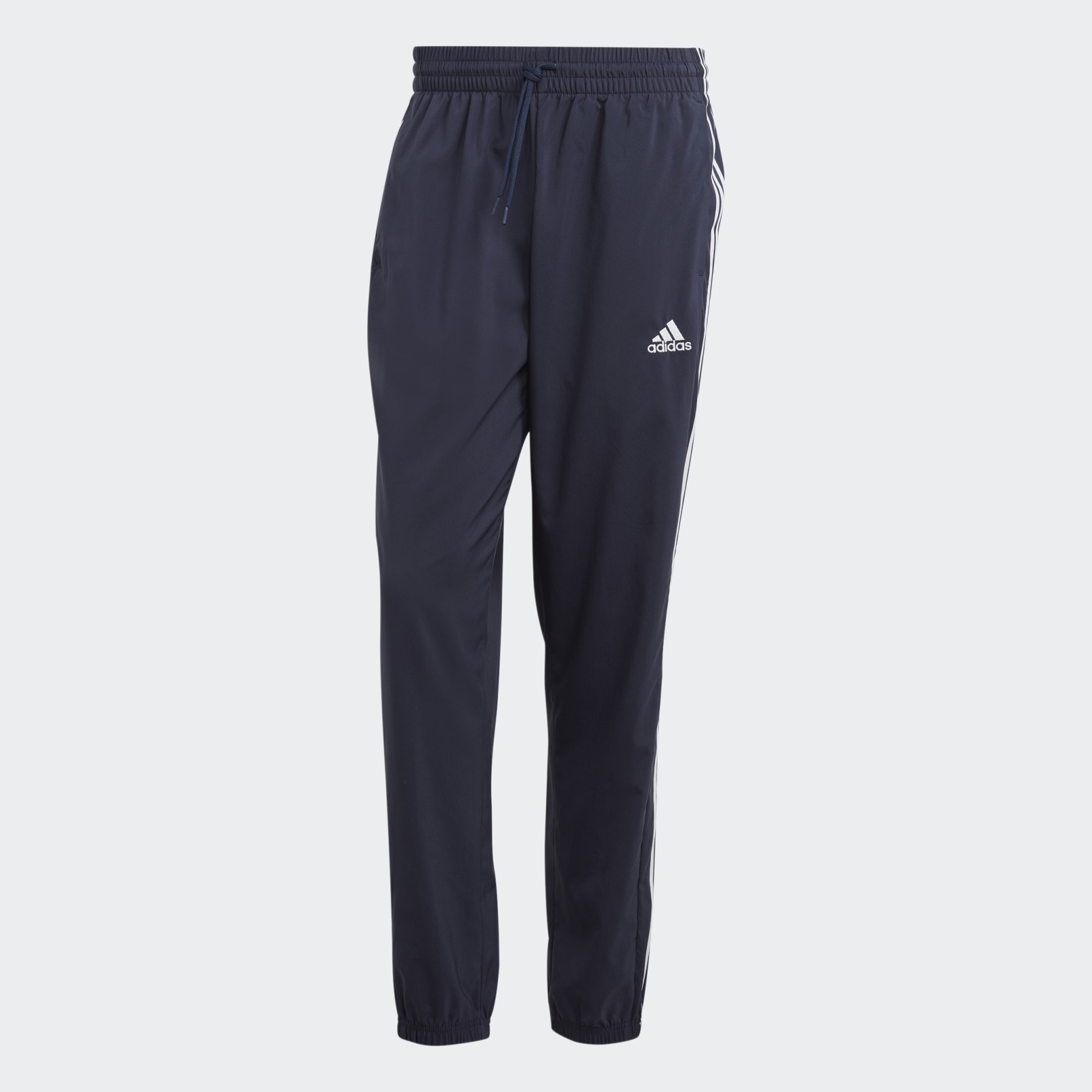 AEROREADY Essentials Elastic Cuff Woven 3-Stripes Pants