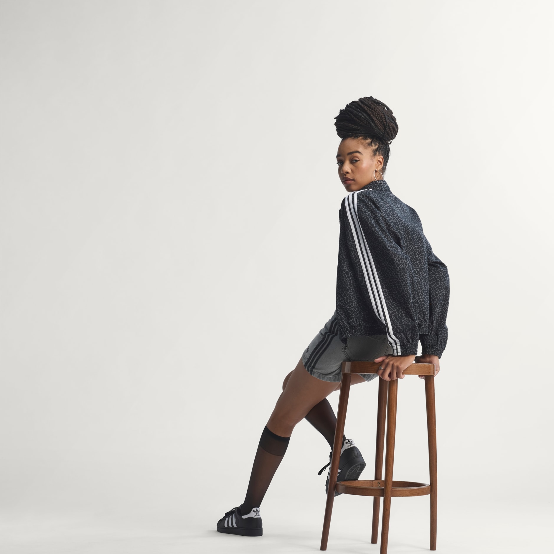 FIREBIRD OVERSIZED AOP DENIM JACKET