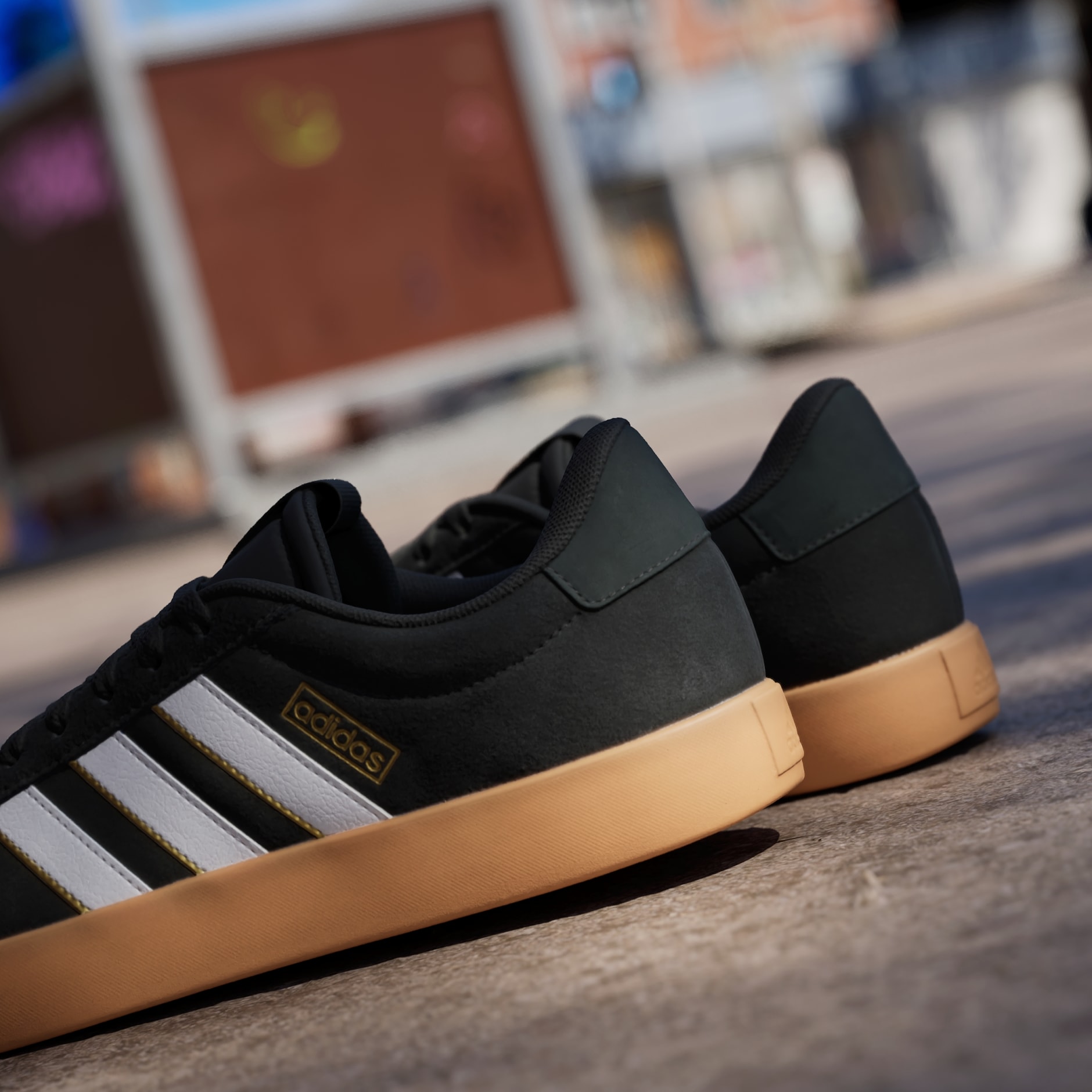 Adidas vl court suede trainers best sale