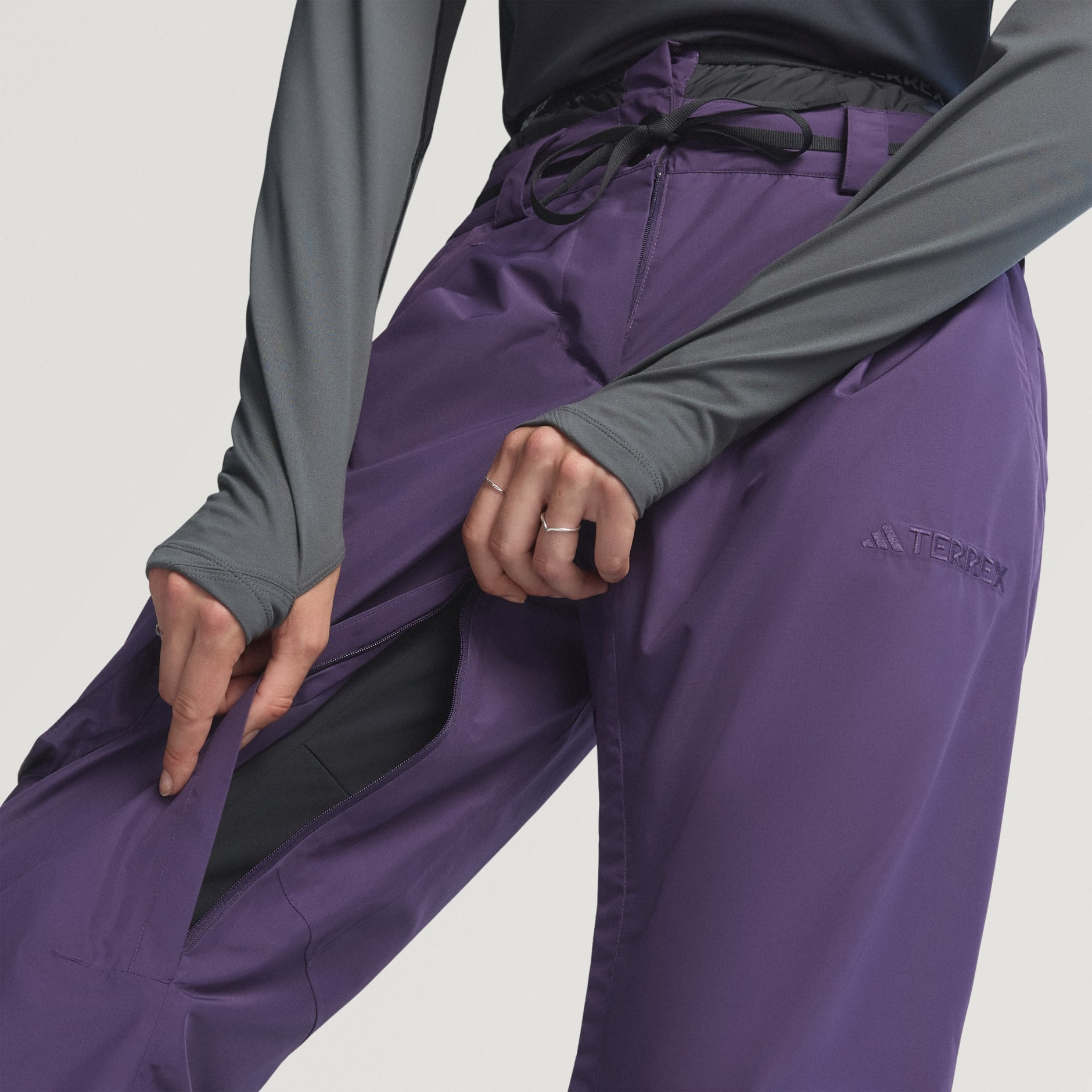 Pantaloni Terrex Xploric izolanți cu 2 straturi CLIMAPROOF