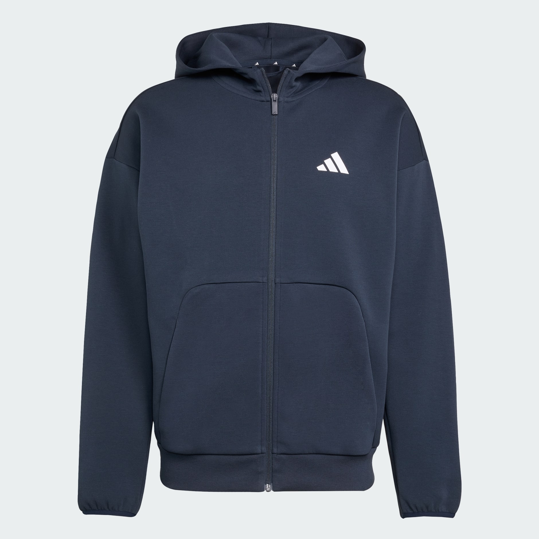 Hanorac cu fermoar lung și logo mic Future Icons