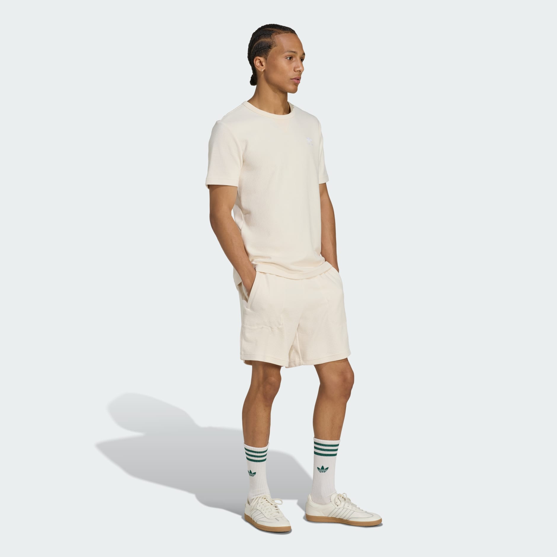 شورت Essentials Trefoil Waffle