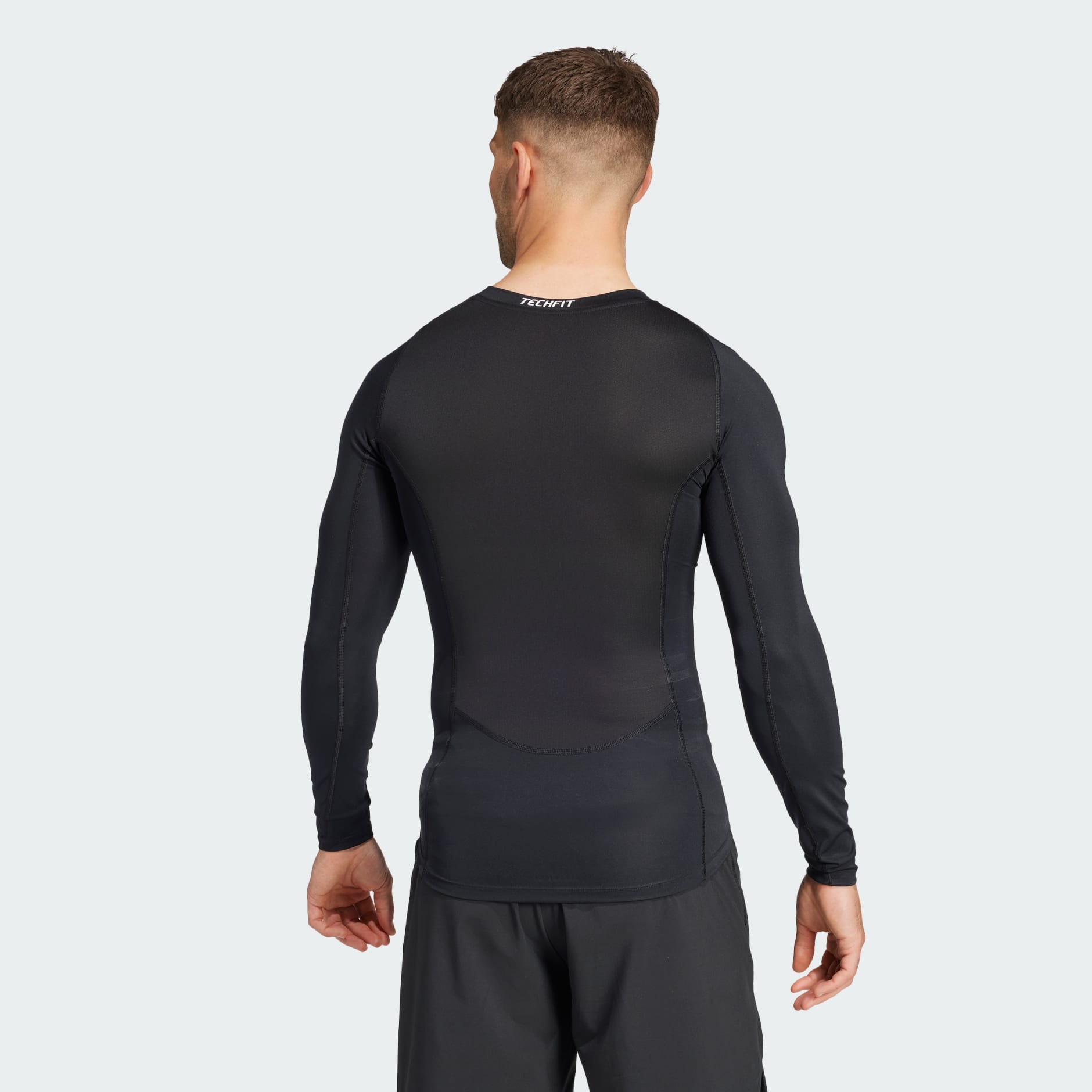 adidas TECHFIT Compression Training Long Sleeve Tee Black adidas UAE