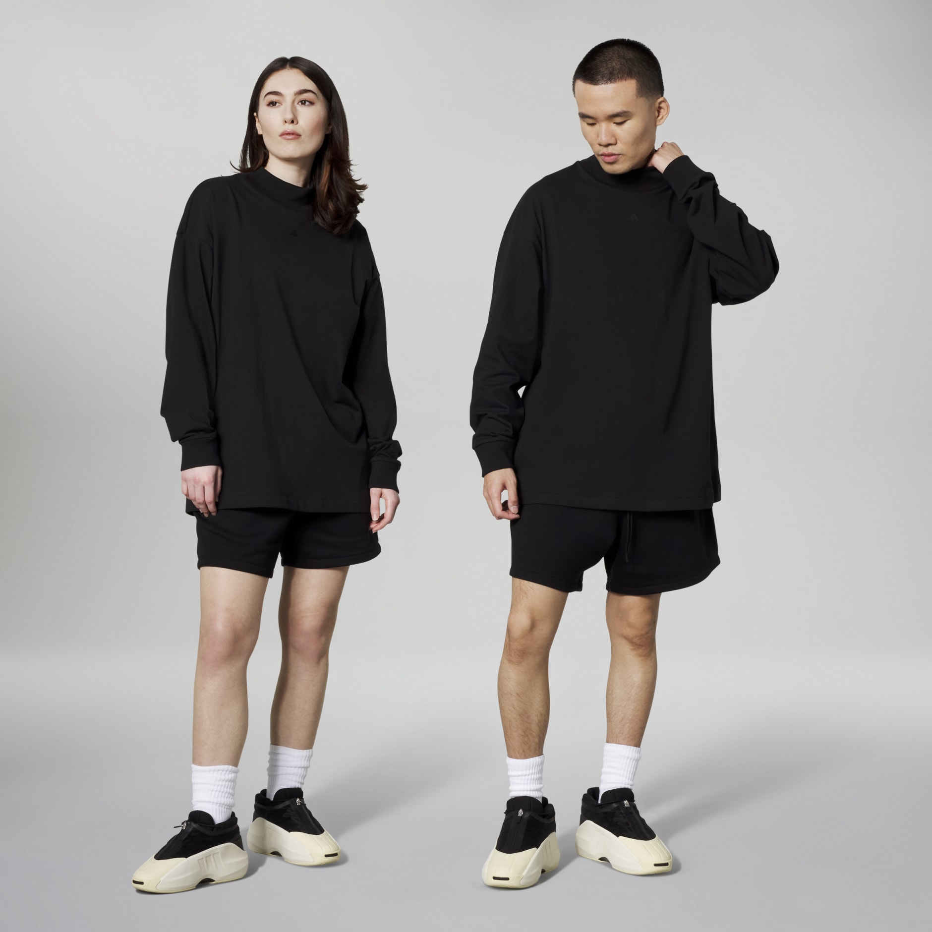 Clothing - adidas Basketball Long Sleeve Tee - Black | adidas South Africa