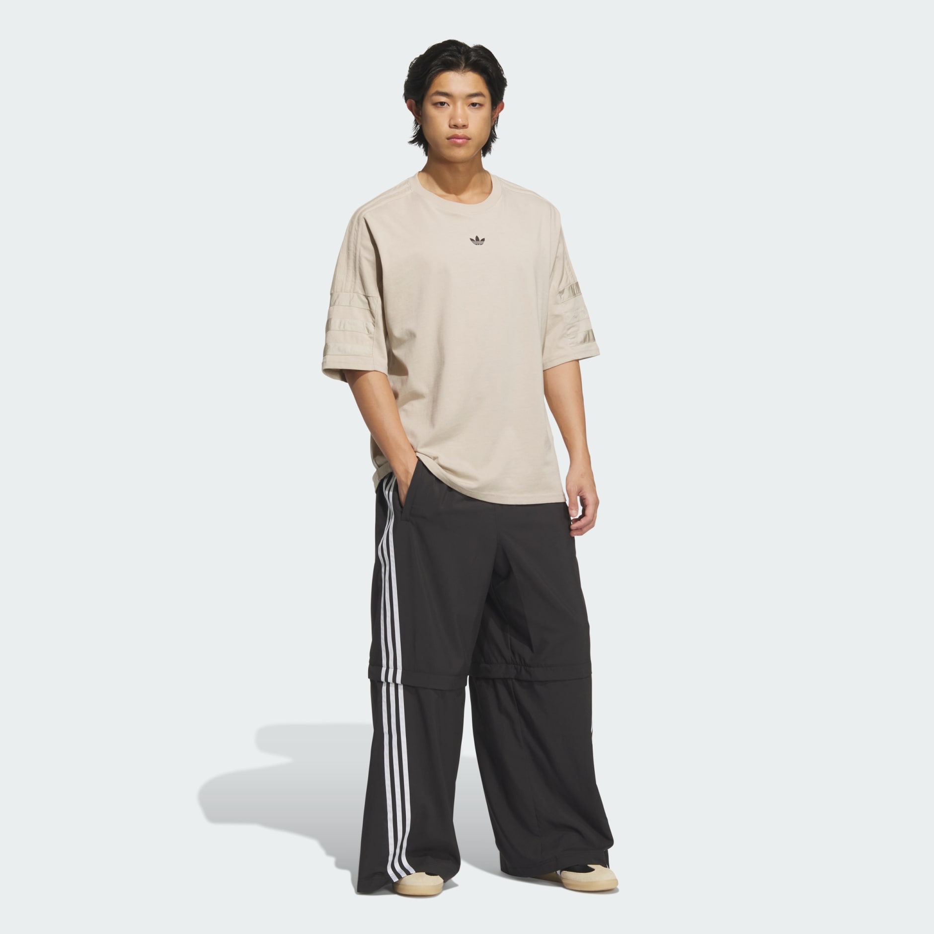 Adilenium Oversize Zip-Off Track Pants - Black | adidas Hong