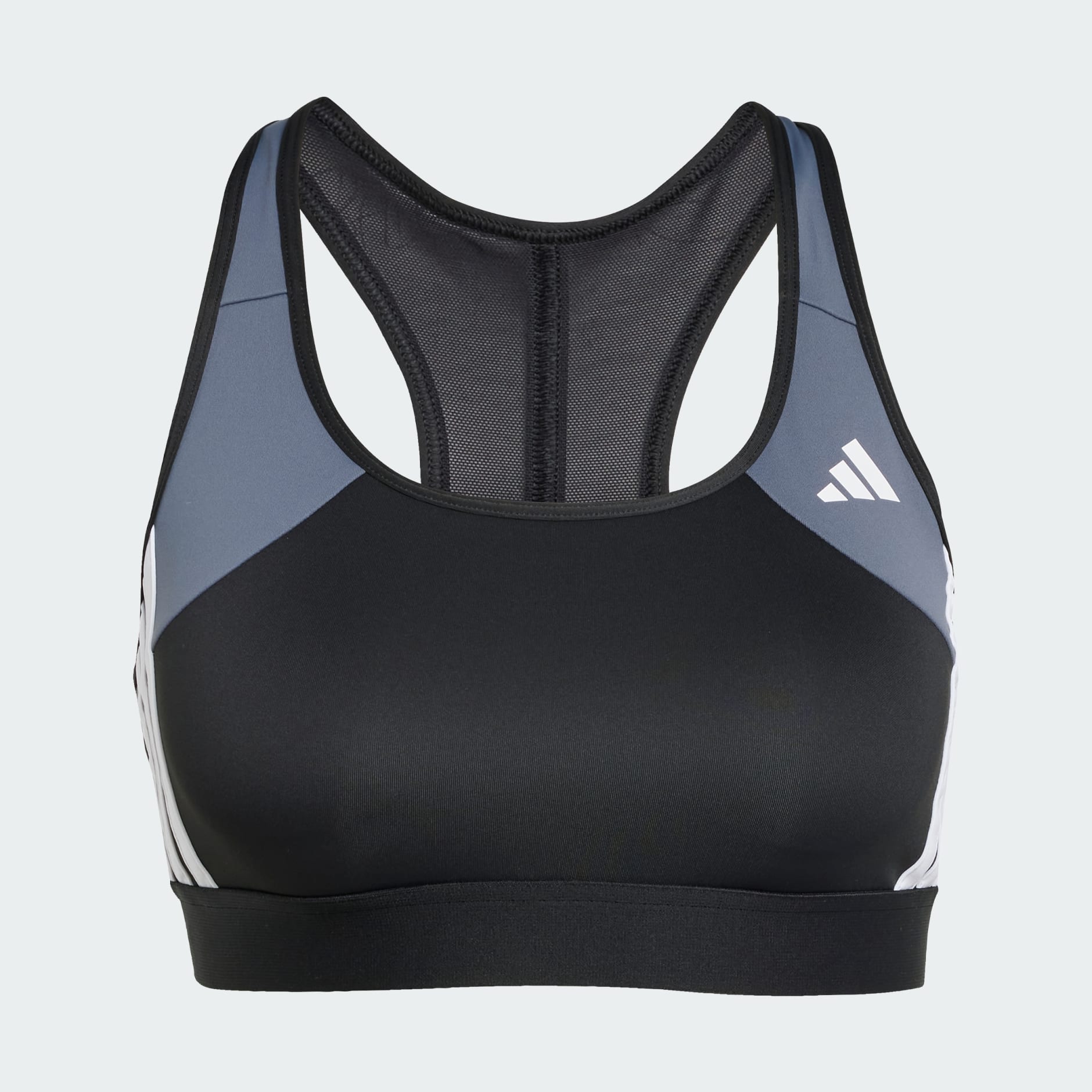 Powerreact Train Medium Support 3-Stripes Bra