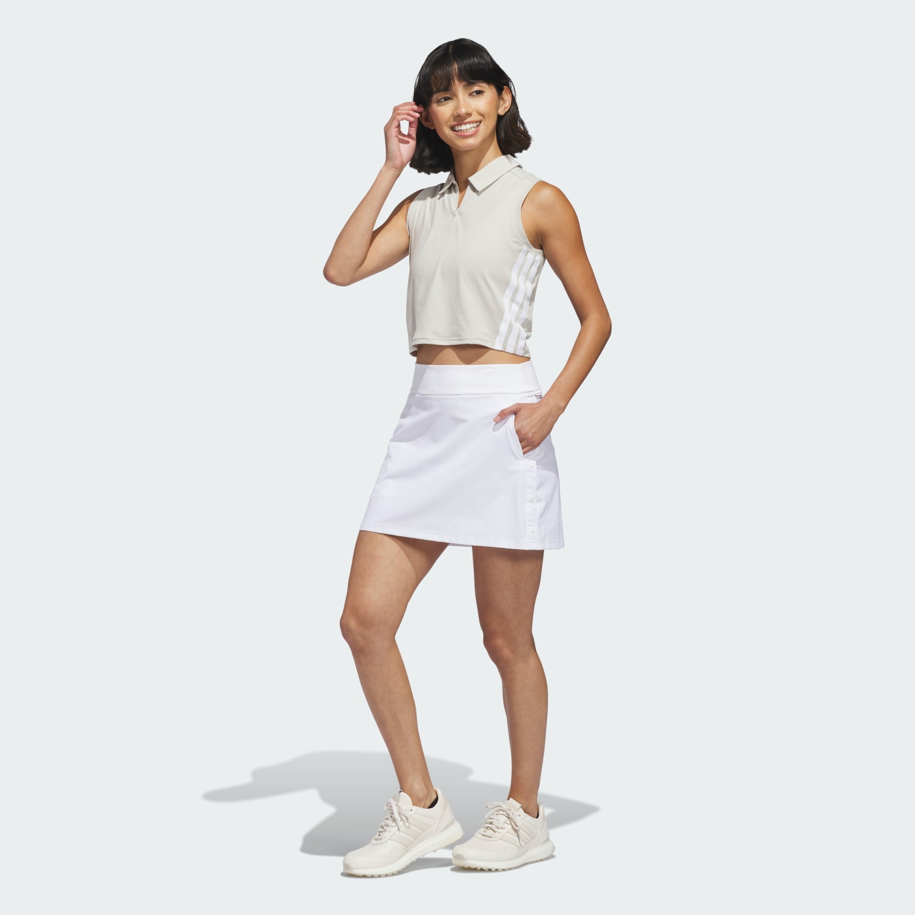 TRICOU POLO BEYOND CROP TWISTKNIT