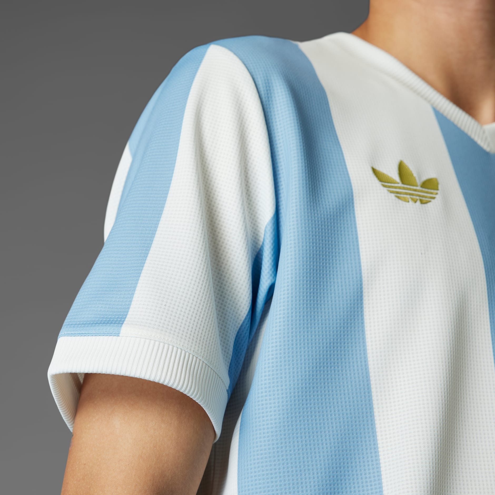 Men s Clothing Argentina Anniversary Jersey Blue adidas Saudi Arabia