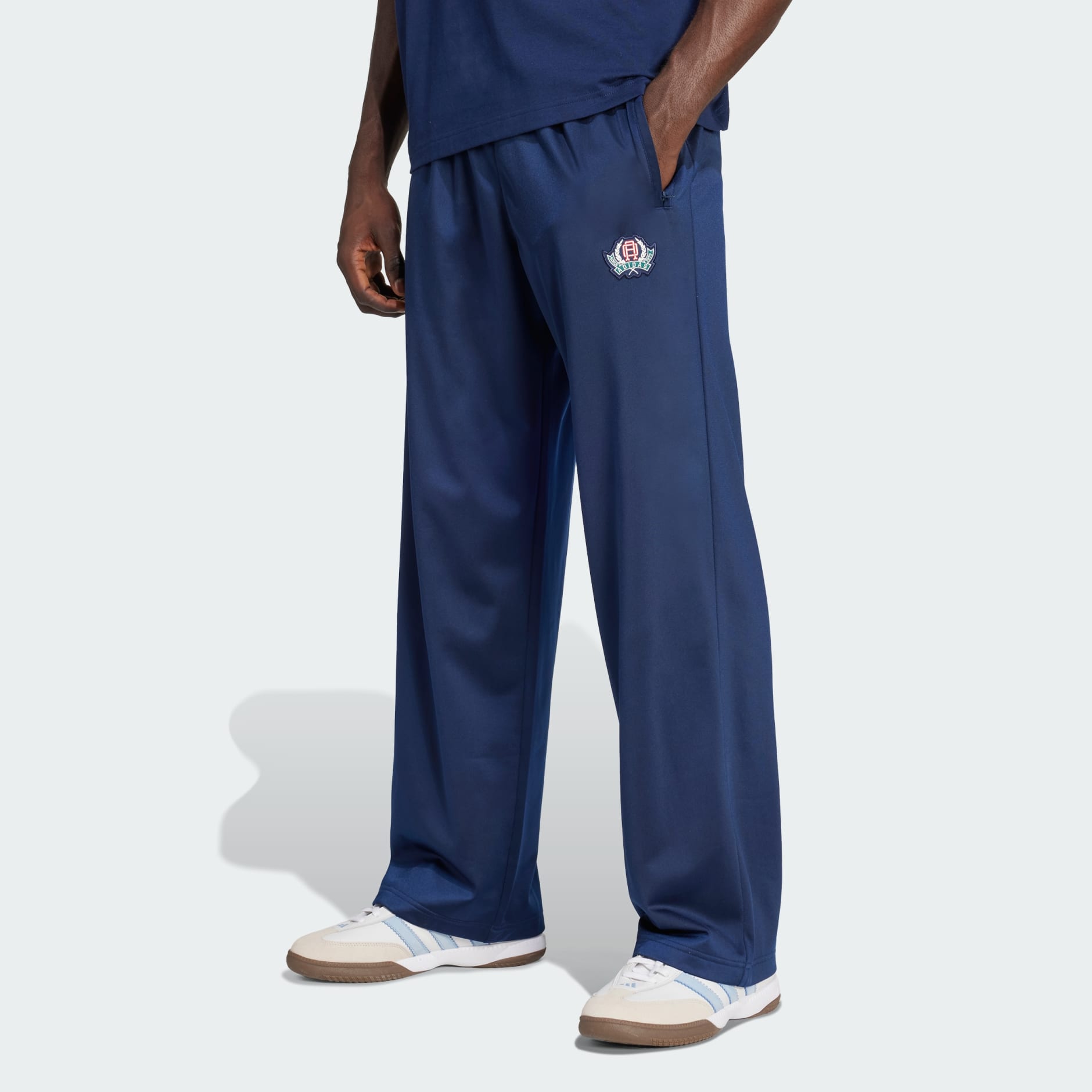 Varsity Open Hem Loose Pants