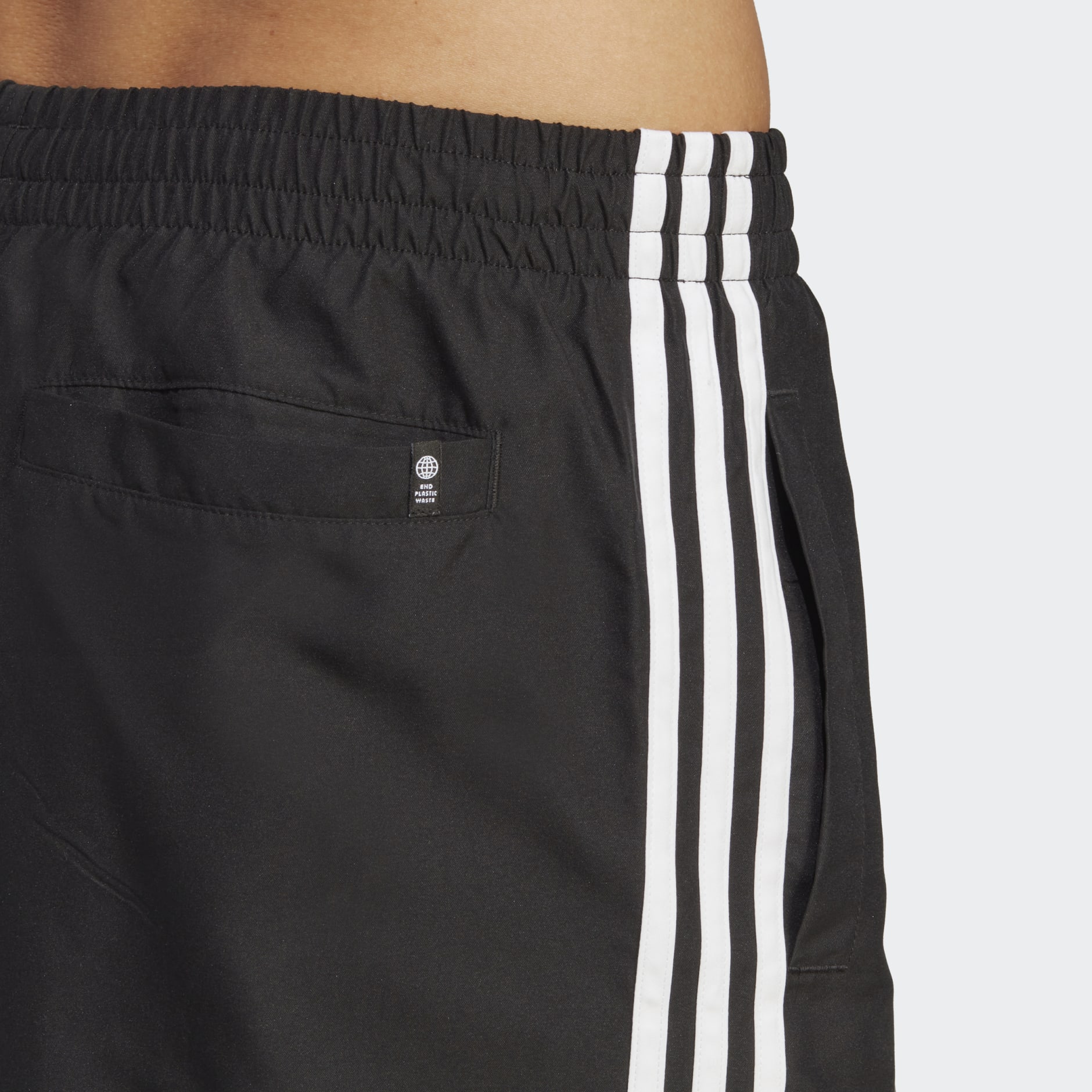 Shorts Adidas Adicolor Classics 3-stripes Preto/Branco - NewSkull
