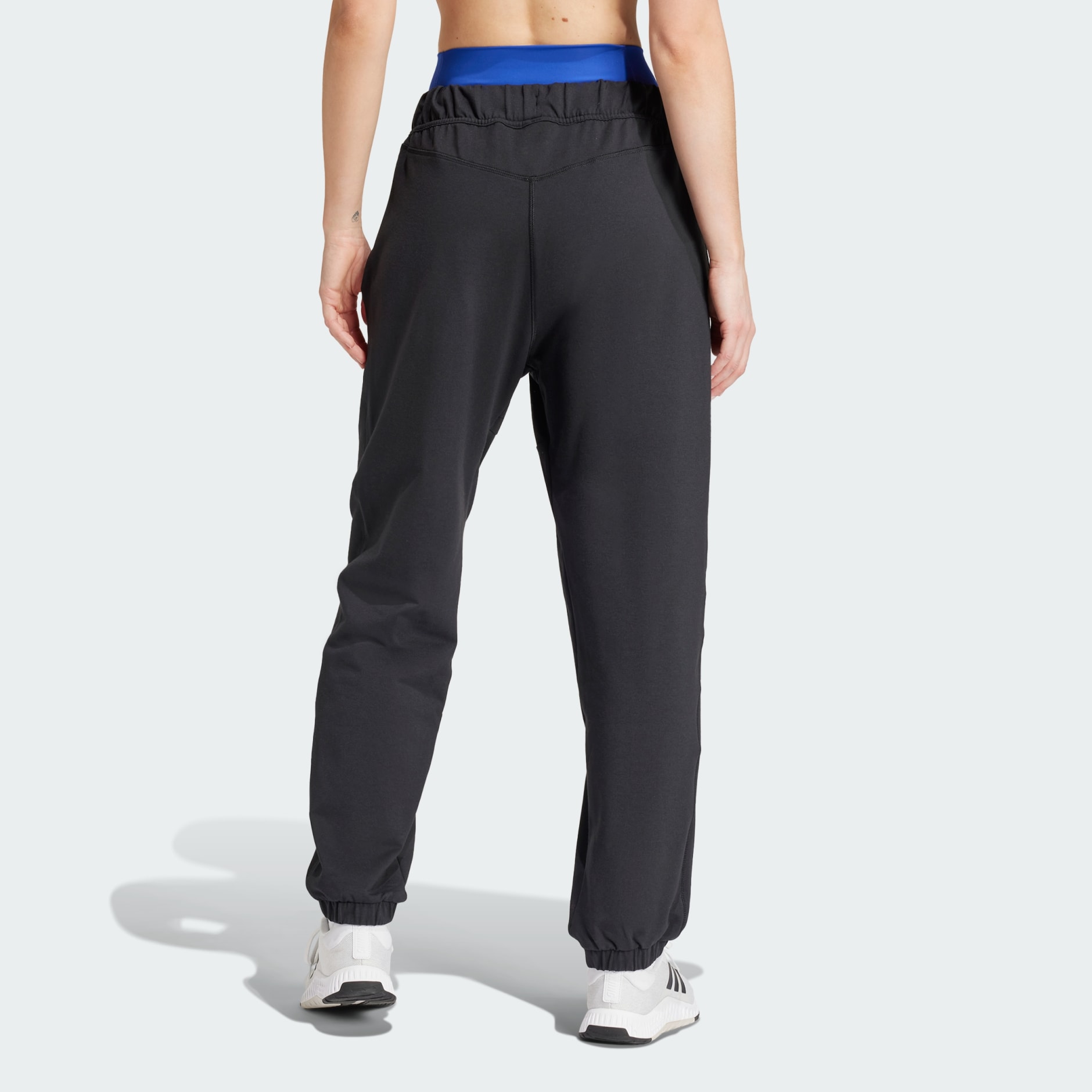 Adidas training id terry joggers in black online