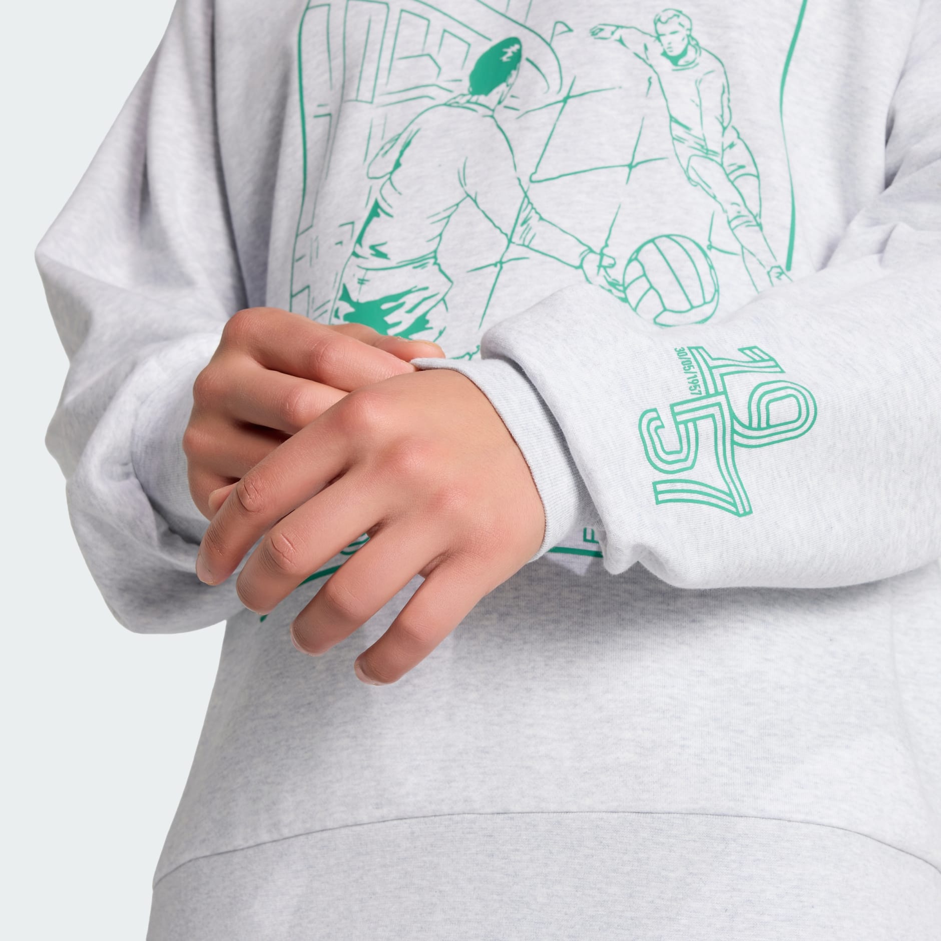 Bluză cu Croială Crew Real Madrid Heritage