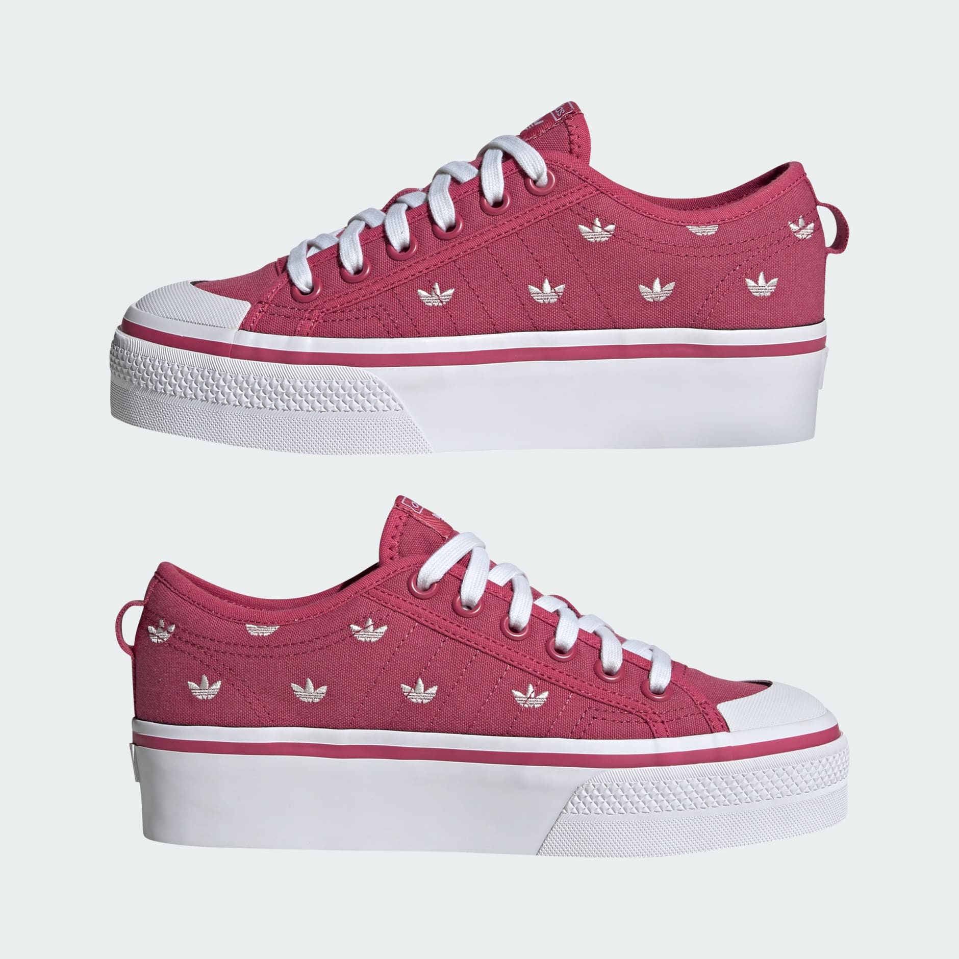 adidas Nizza Platform Shoes - Pink | adidas GH