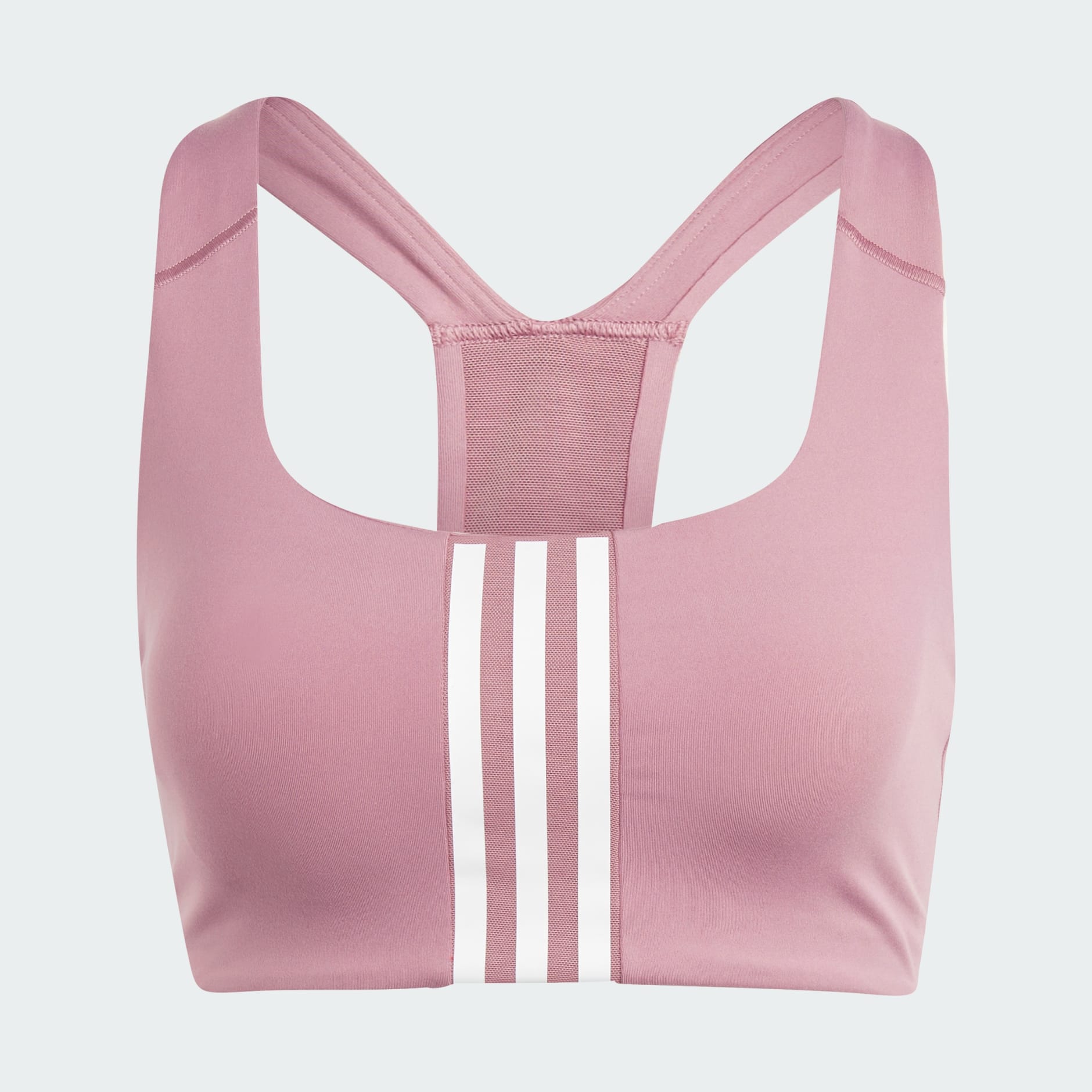 Neon pink sports bralette, Adidas