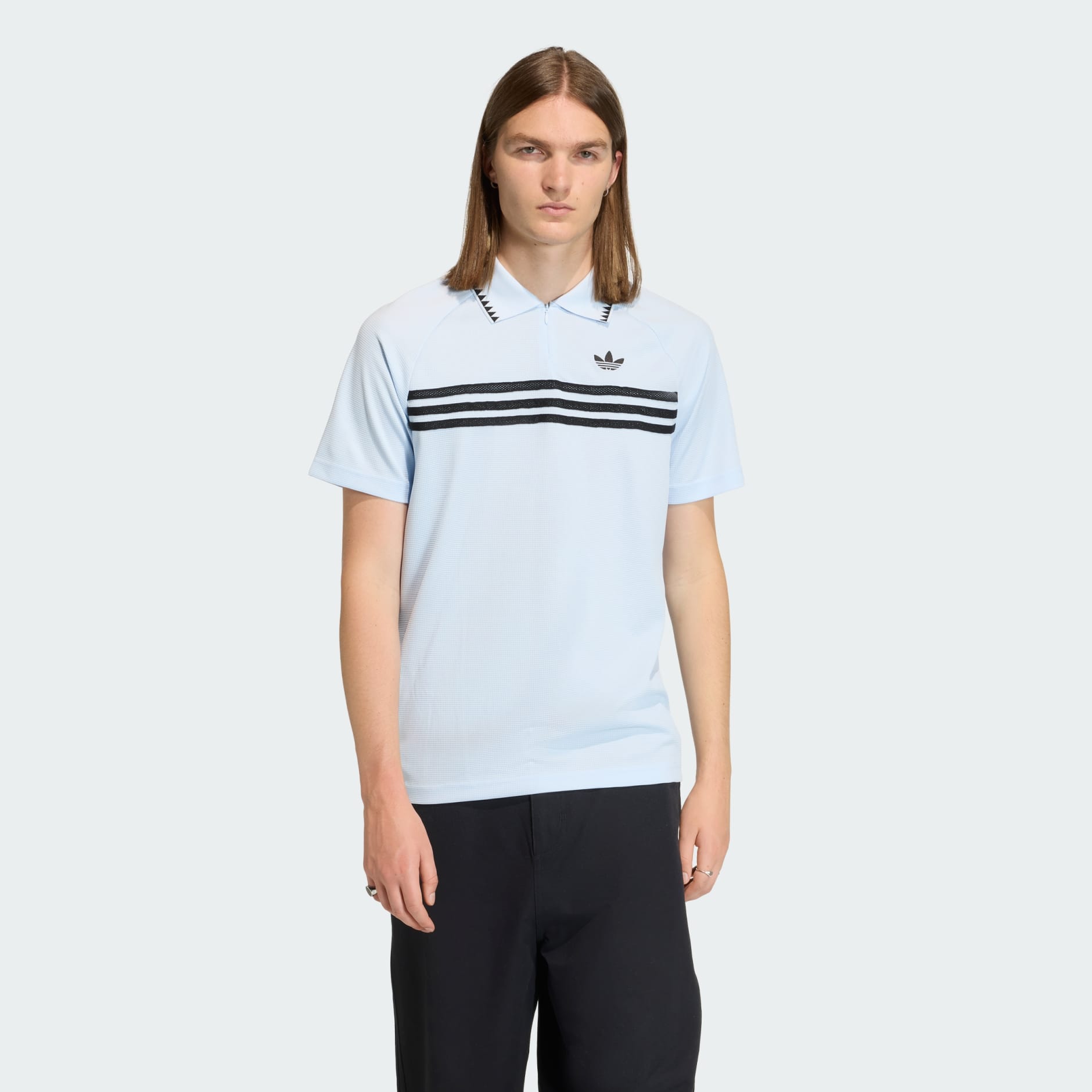 TRICOU POLO CHEST STRIPES SLIM