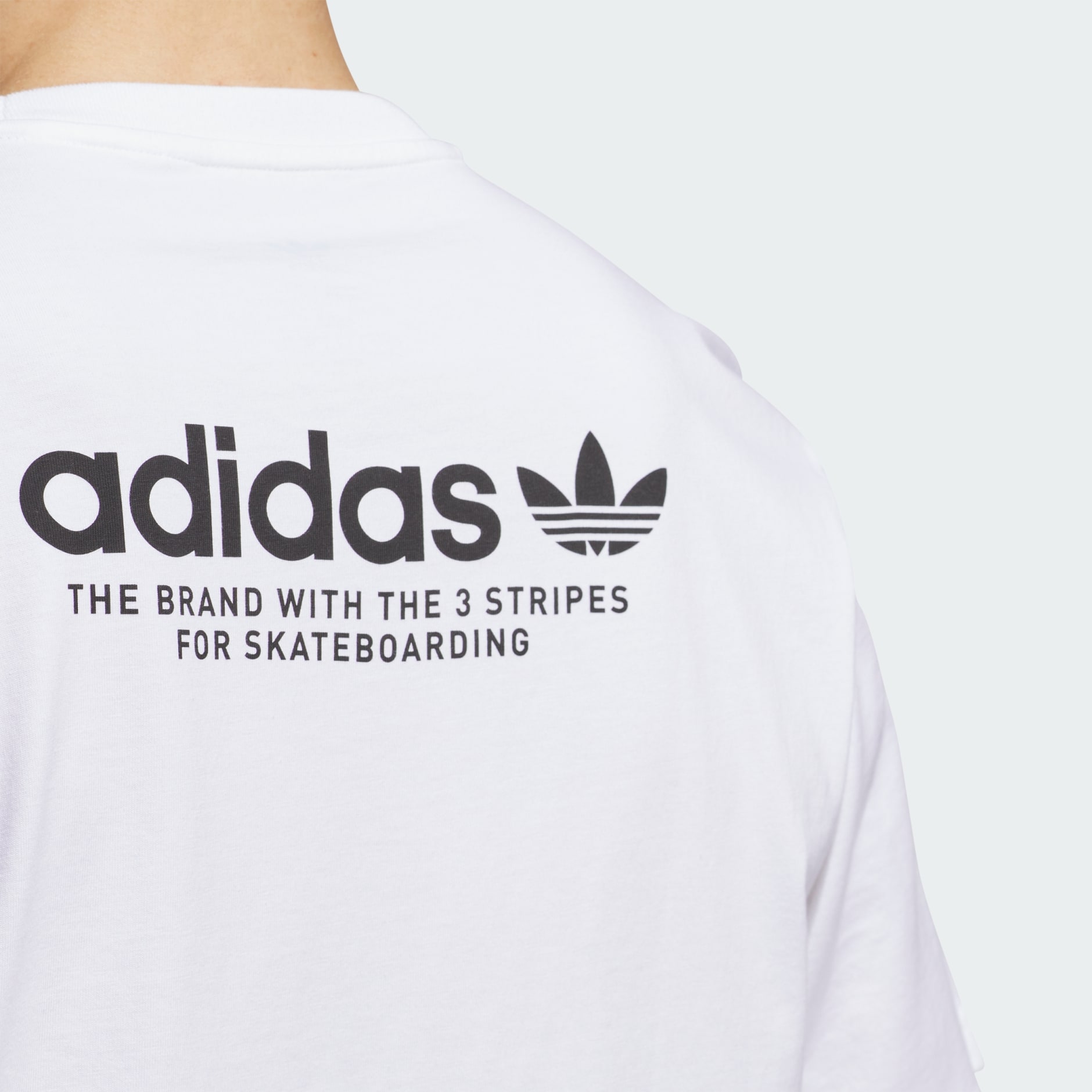 Adidas skateboarding t shirt white online