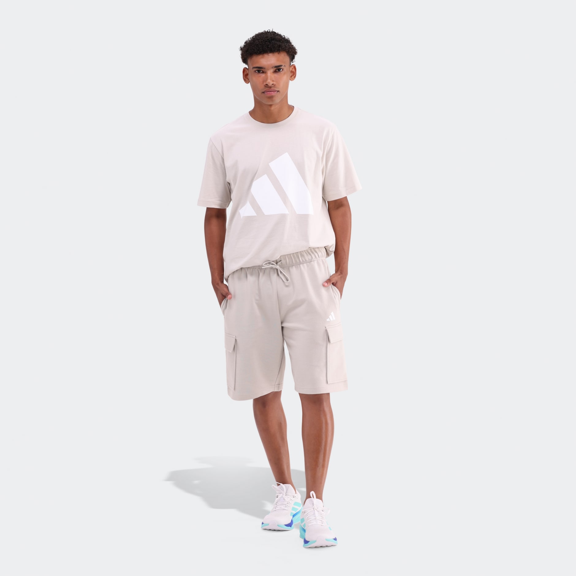 Essentials Feel Cozy French Terry Cargo Shorts
