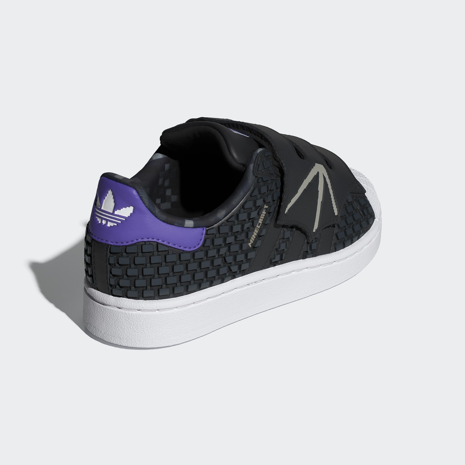 ADIDAS MINECRAFT SUPERSTAR II COMFORT CLOSURE SHOES