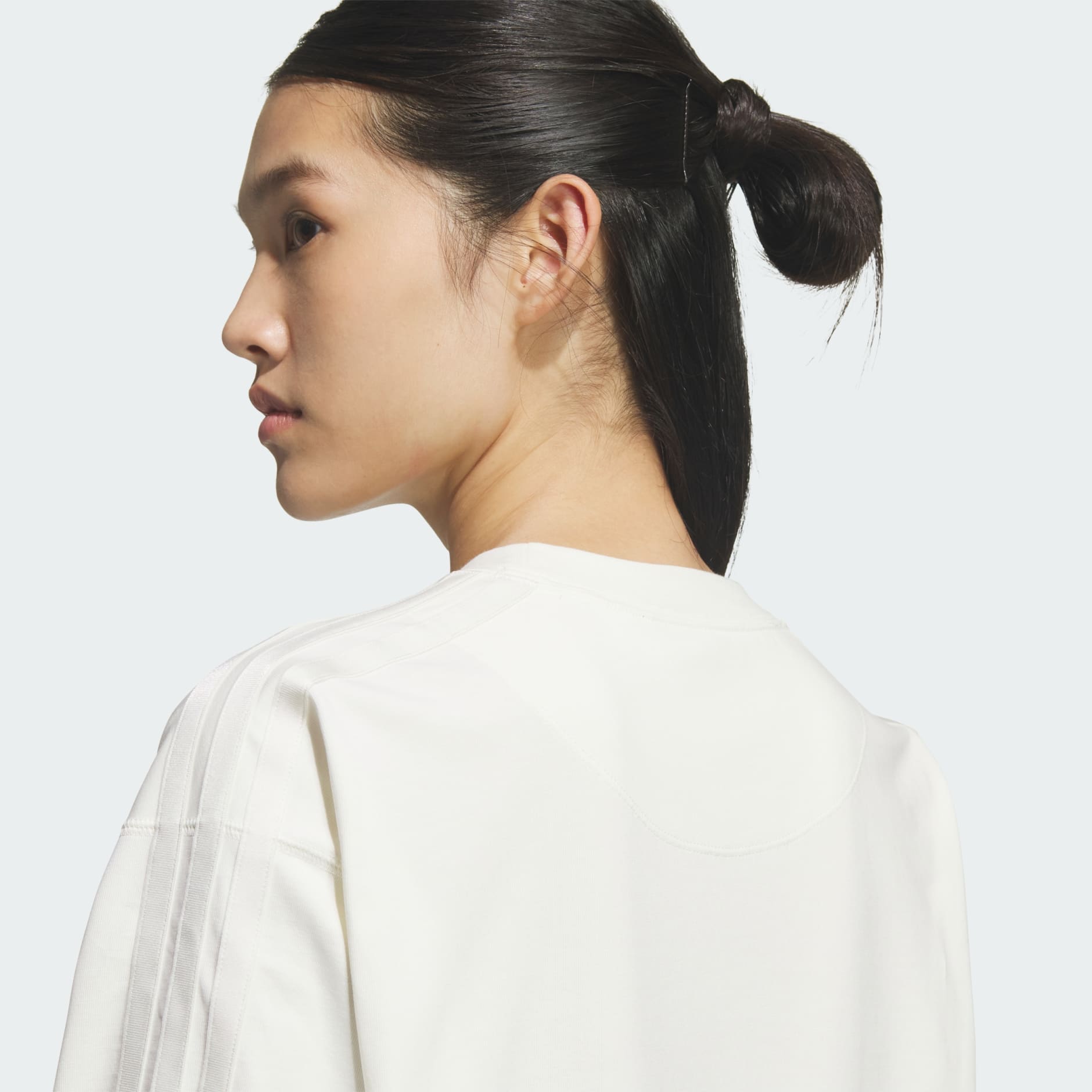 ESSENTIALS PLUS 3 STRIPES LOOSE FIT LONG SLEEVE T-SHIRTS