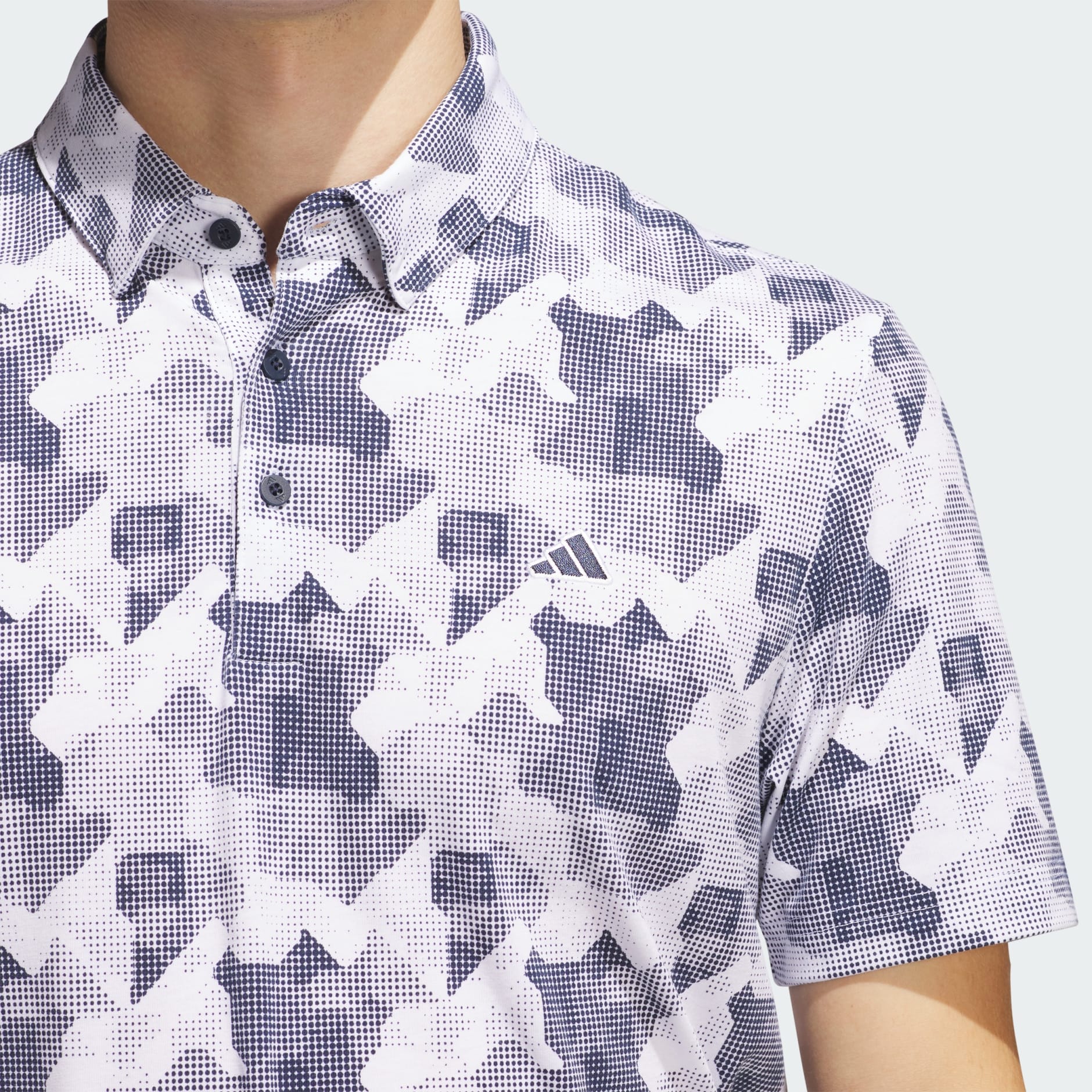 Clothing - Go-To Printed Polo Shirt - White | adidas Oman