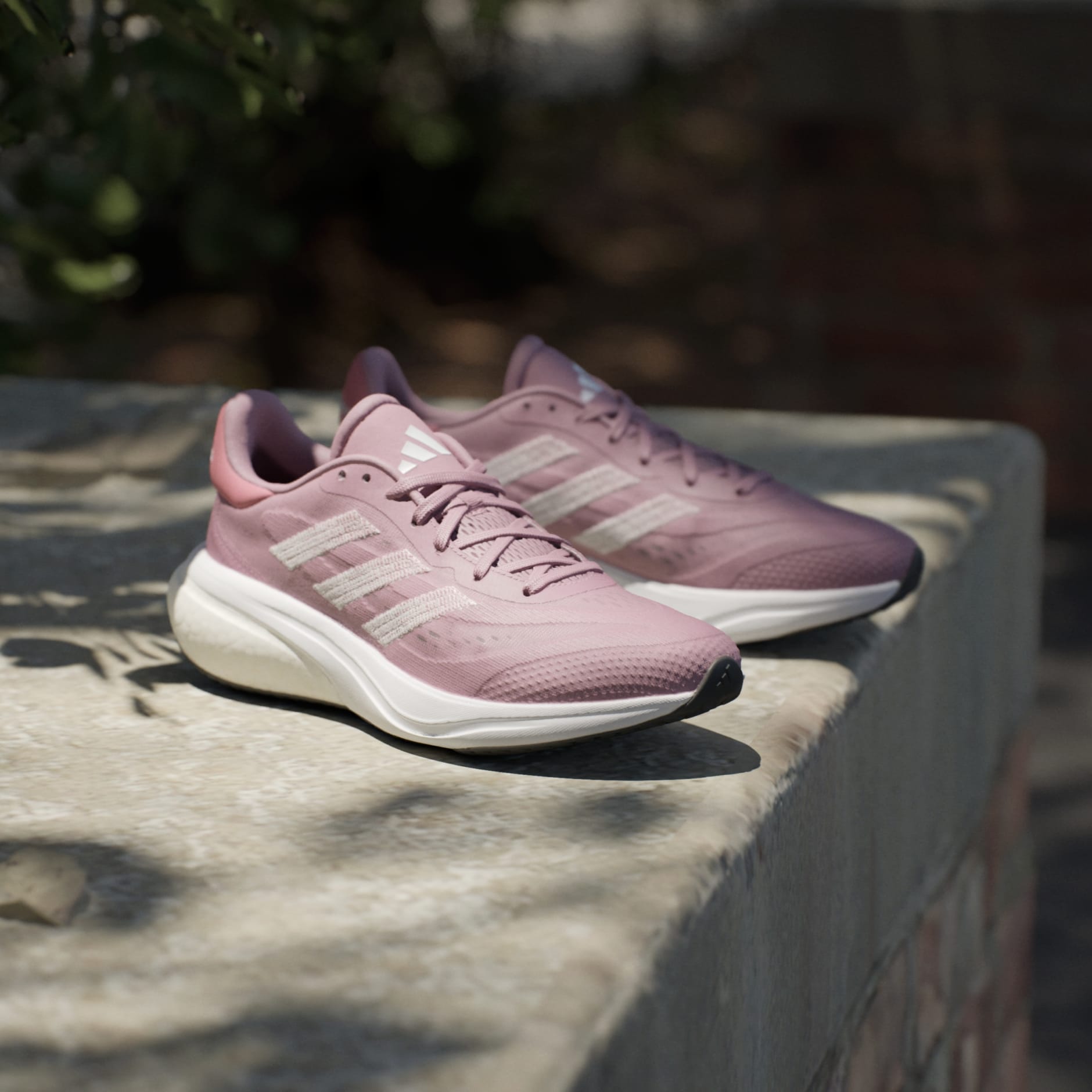 Adidas running outlet shoes pink