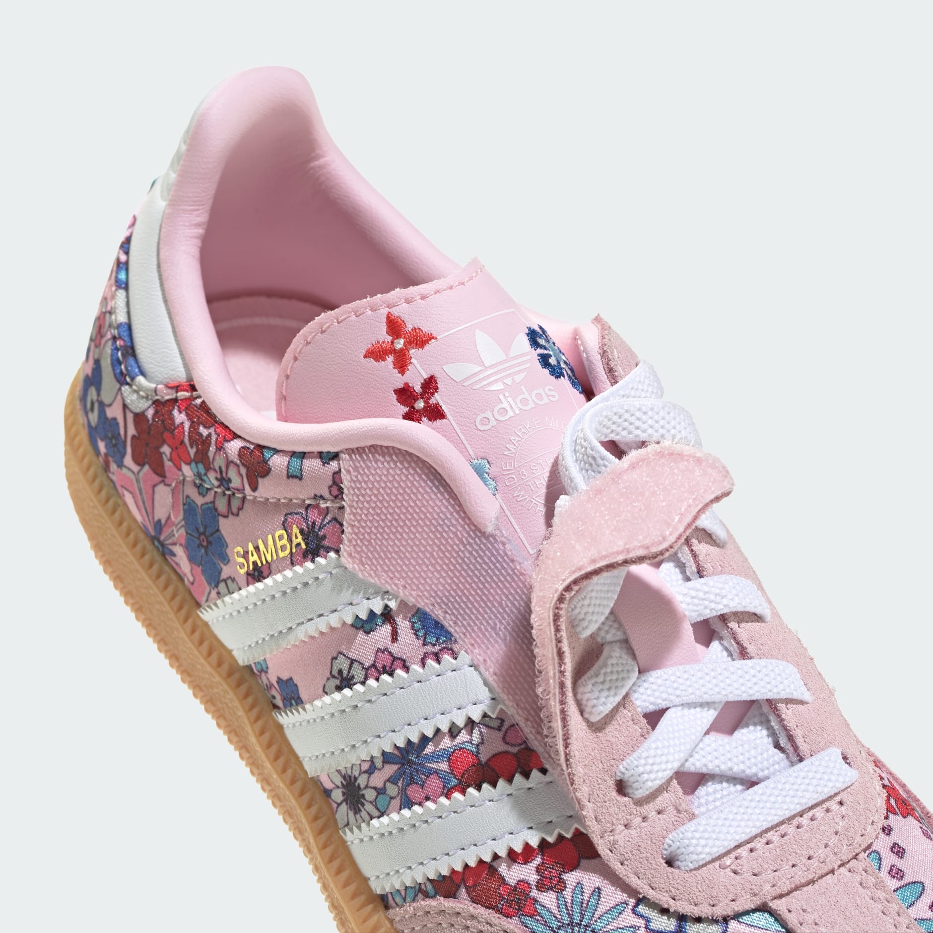 ADIDAS LIBERTY LONDON SAMBA OG COMFORT CLOSURE ELASTIC LACE SHOES