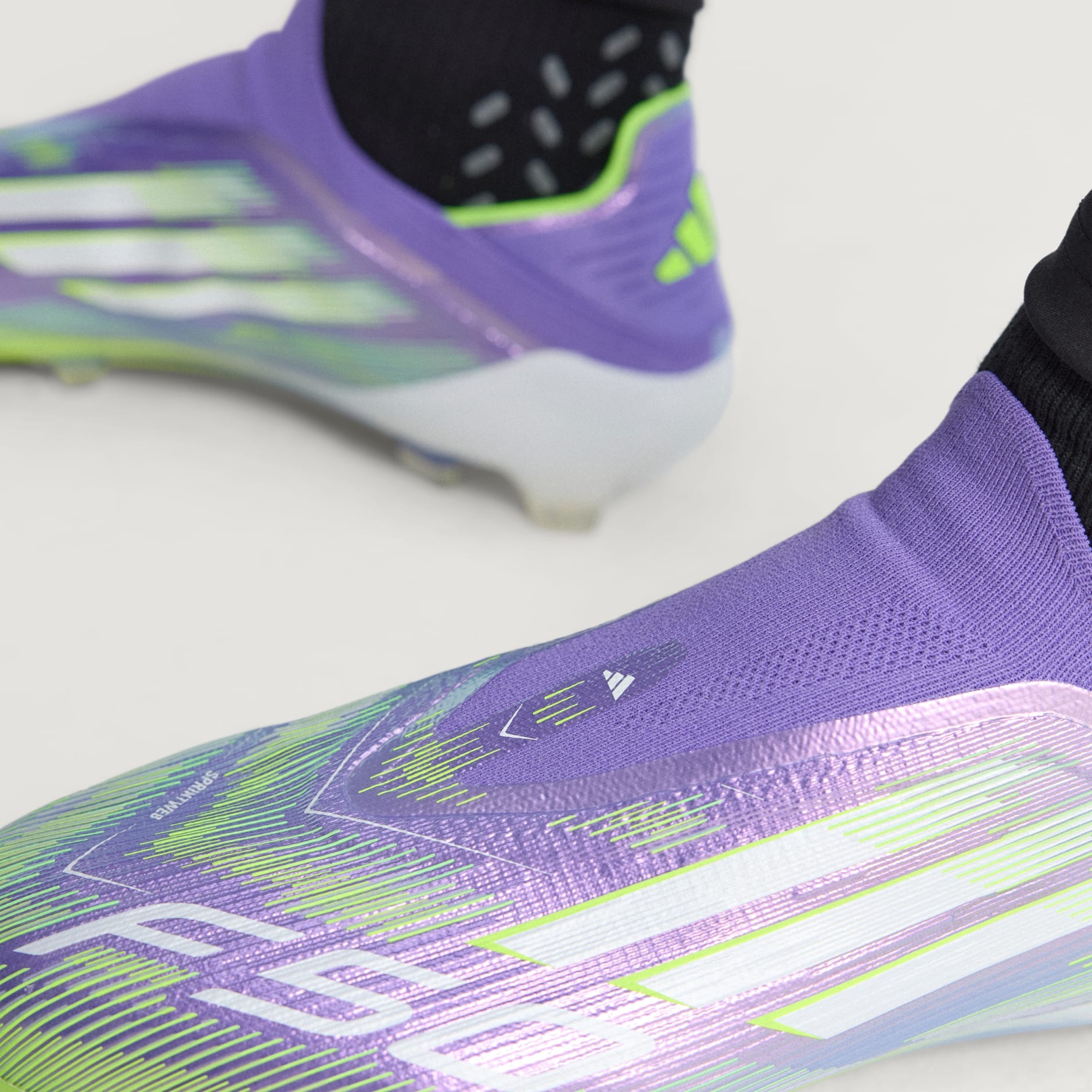 Shoes - F50 Elite Laceless Firm Ground Boots - Purple | adidas