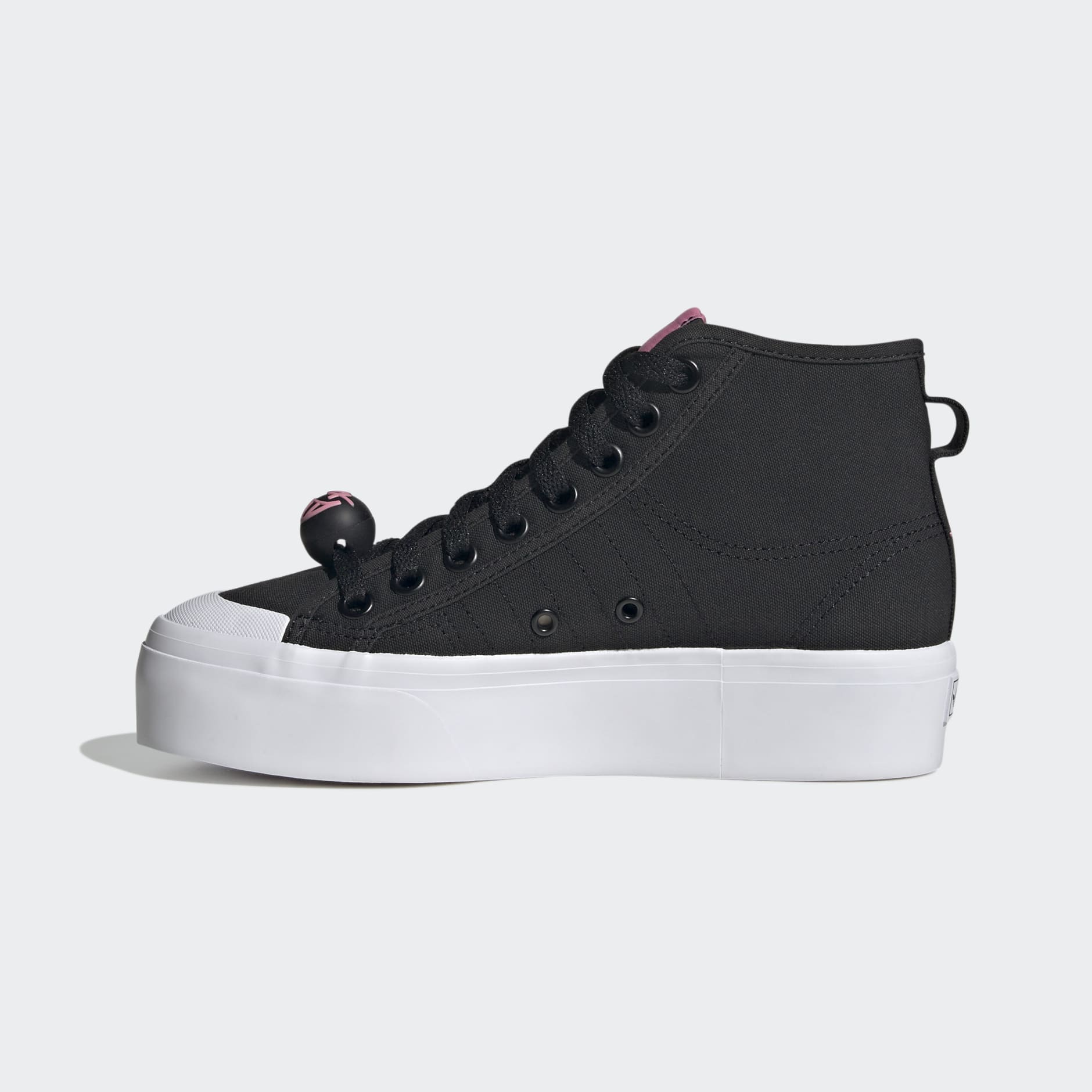 Adidas Nizza Platform Mid Shoes Black Adidas Uae