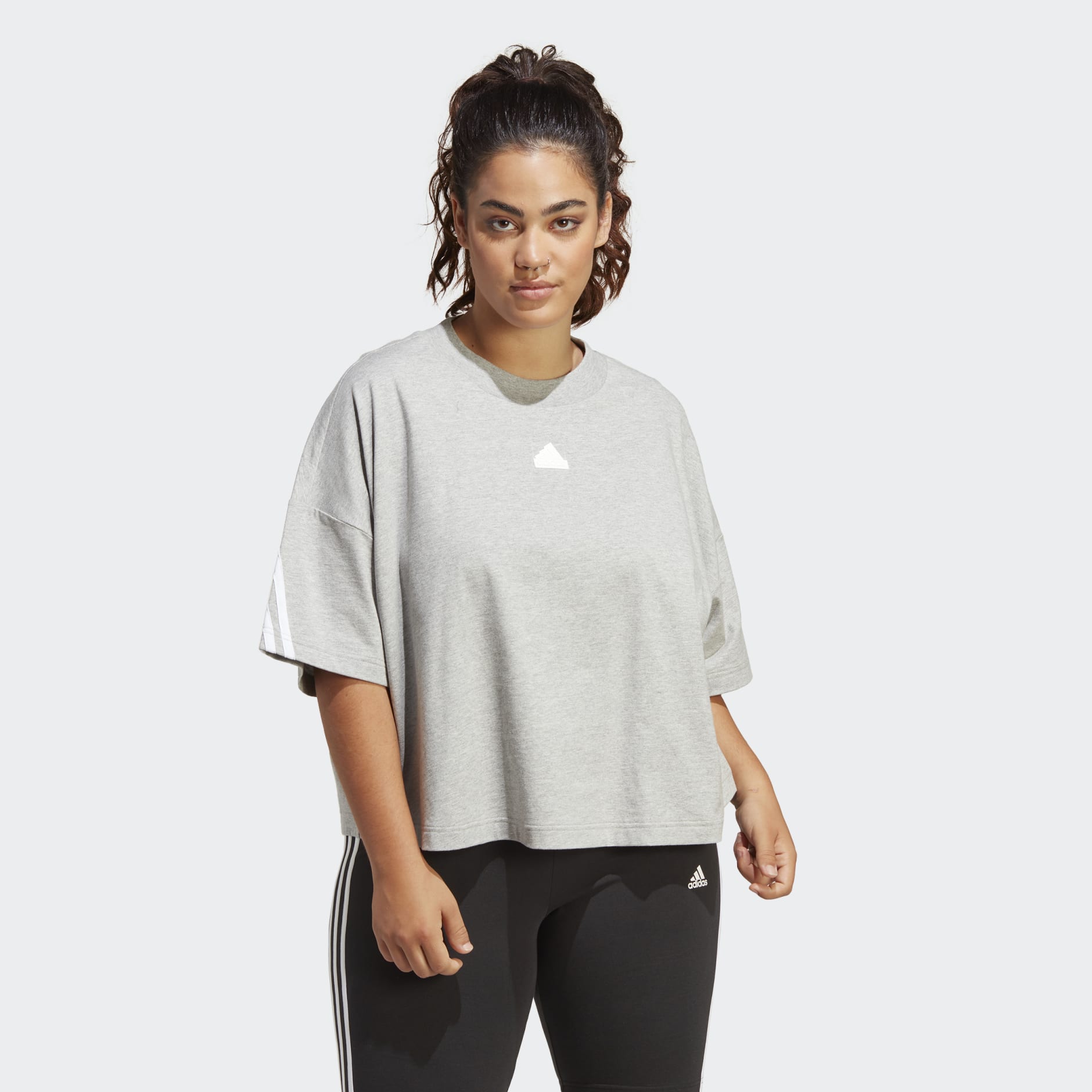 Future Icons 3-Stripes Tee (Plus Size)