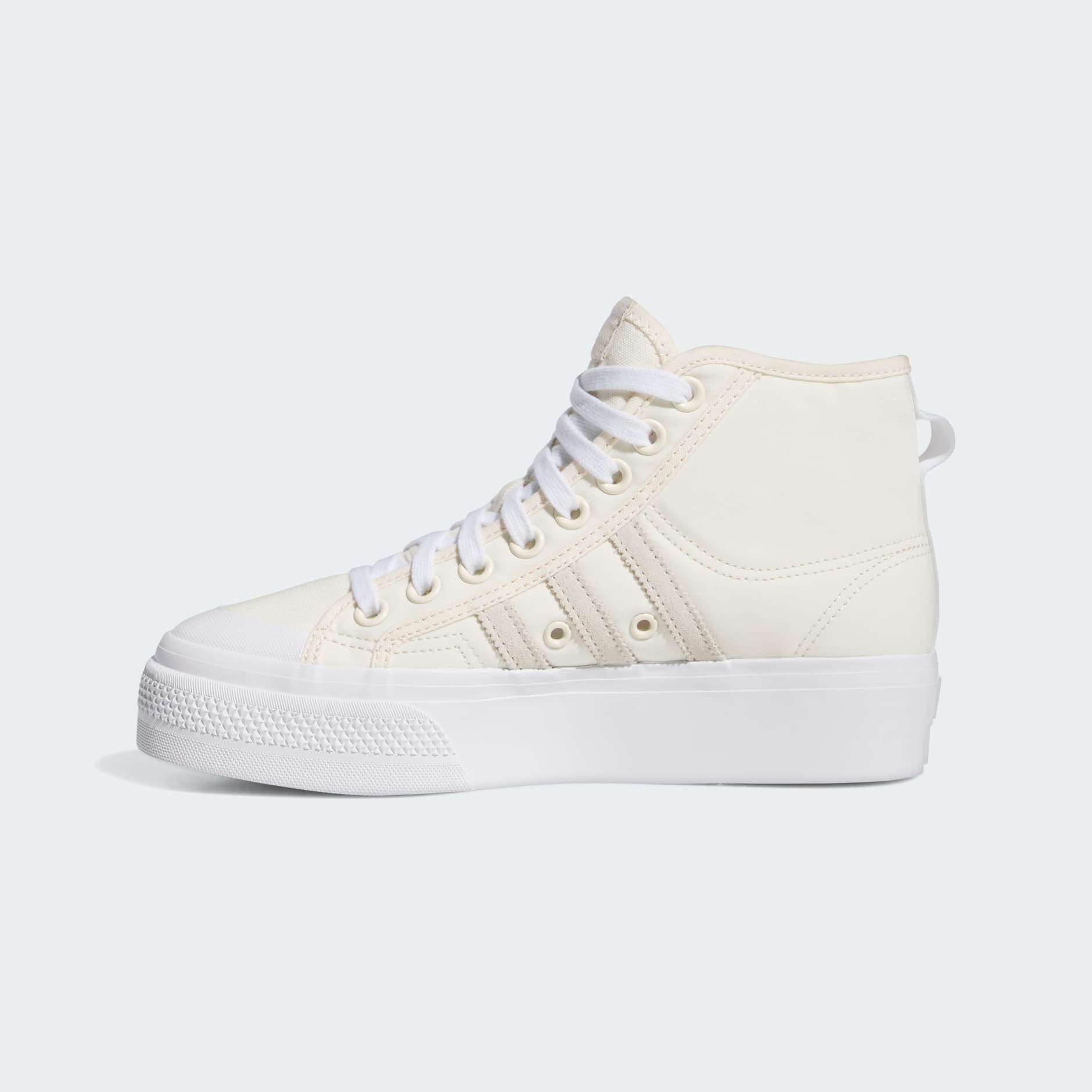 Nizza Mid - White Platform Shoes LK | adidas adidas