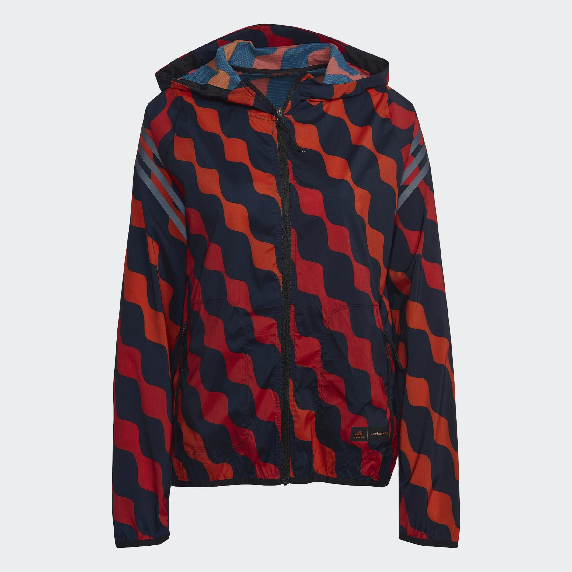 سُترة Marimekko Run Icons 3-Stripes Hooded Running