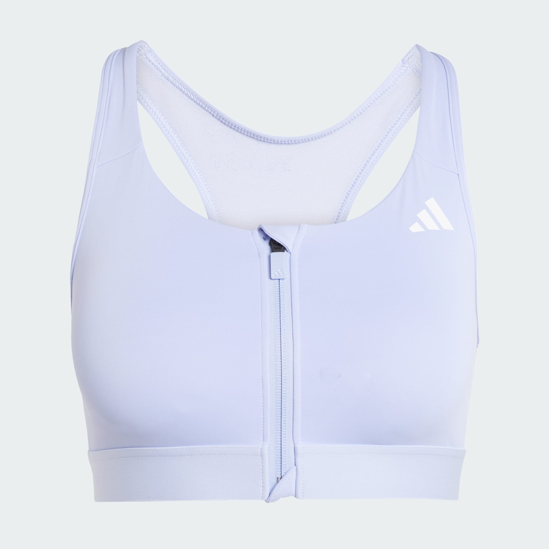 Clothing - Powerreact Training Medium-Support Zip Bra - Purple