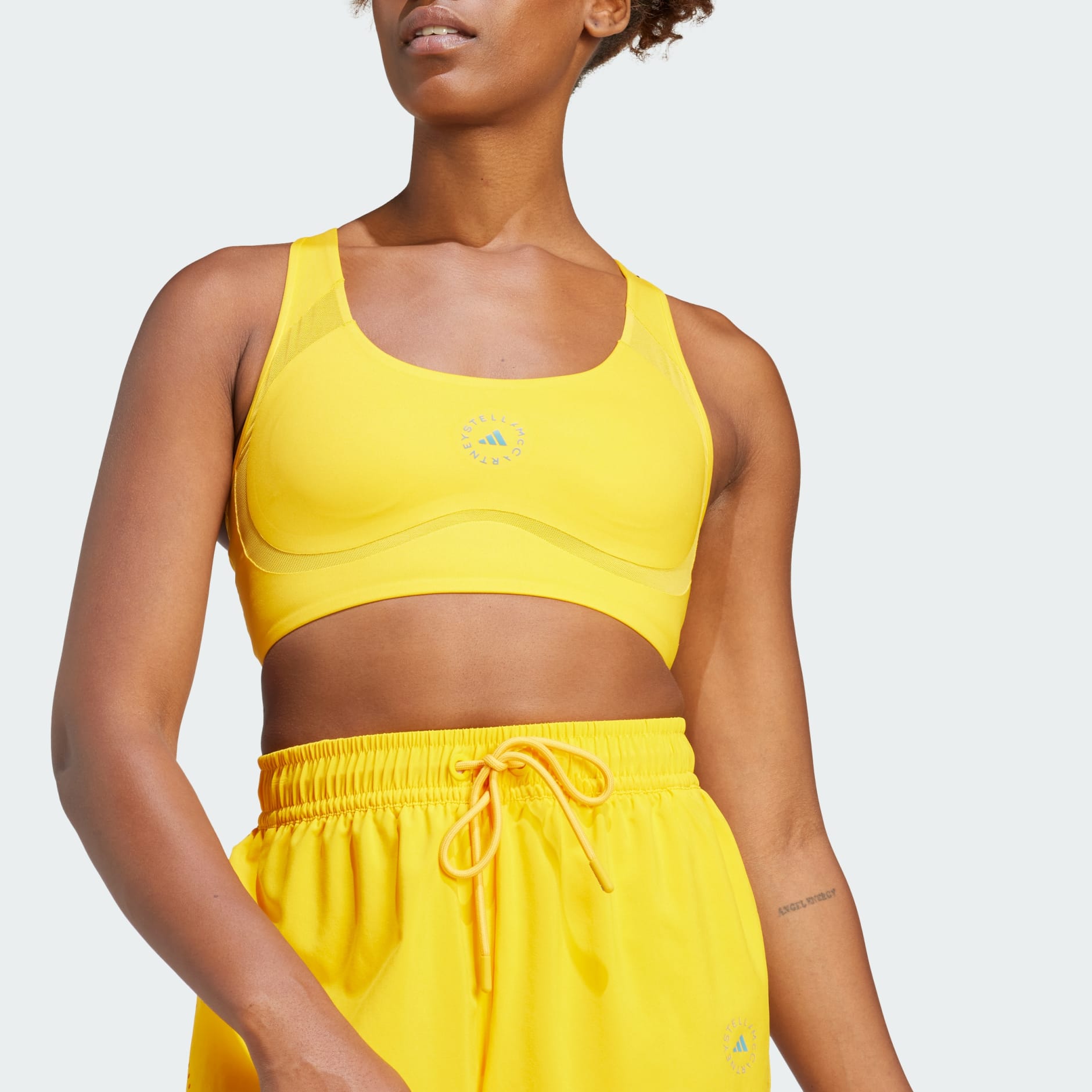 Women's Clothing - adidas by Stella McCartney TruePurpose Power Impact  Training Medium-Support Bra - Yellow