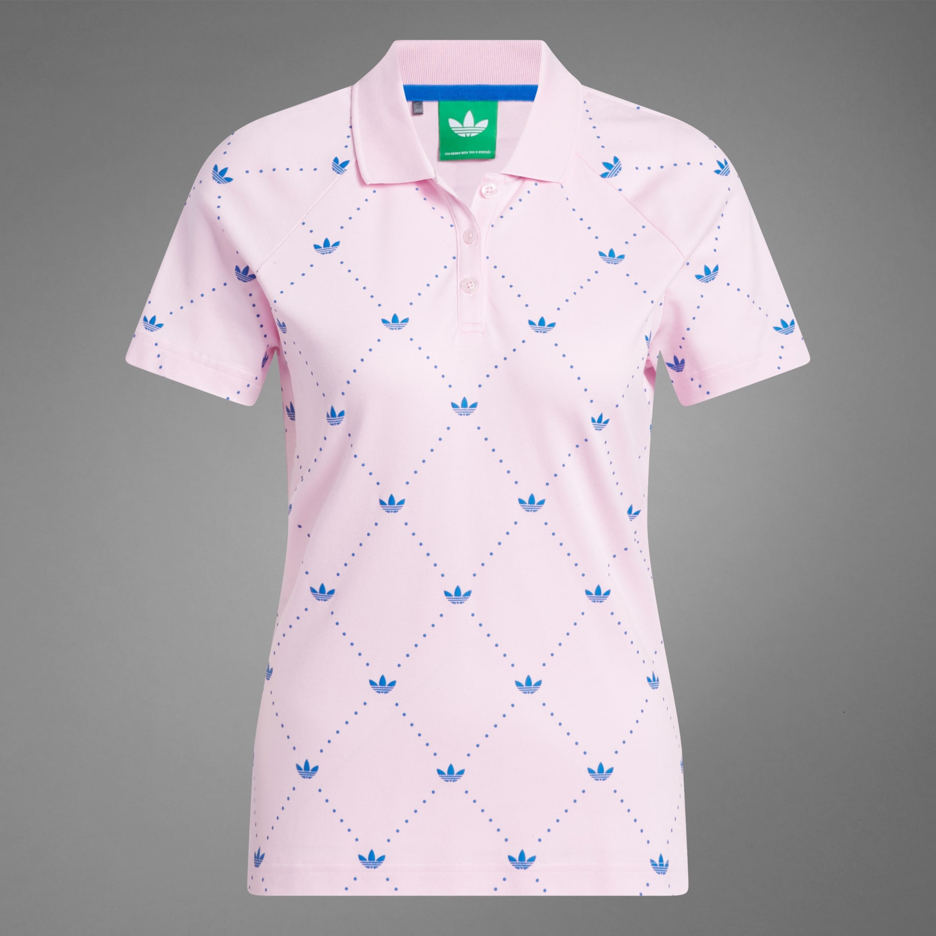 Tricou polo Originals cu trifoi și imprimeu