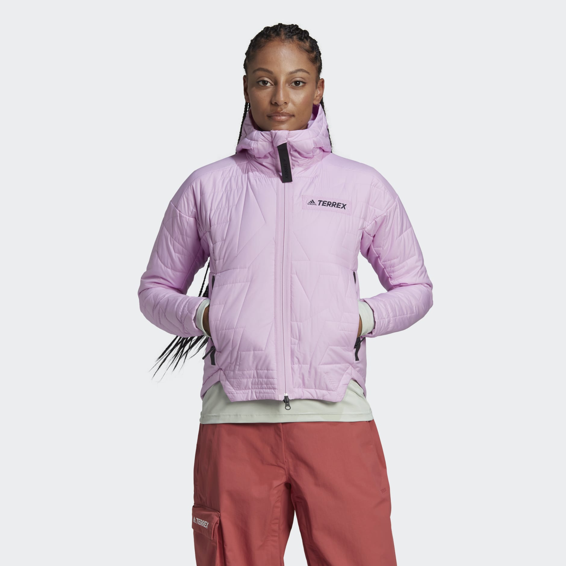 Clothing - Terrex MYSHELTER PrimaLoft Hooded Padded Jacket - Purple ...