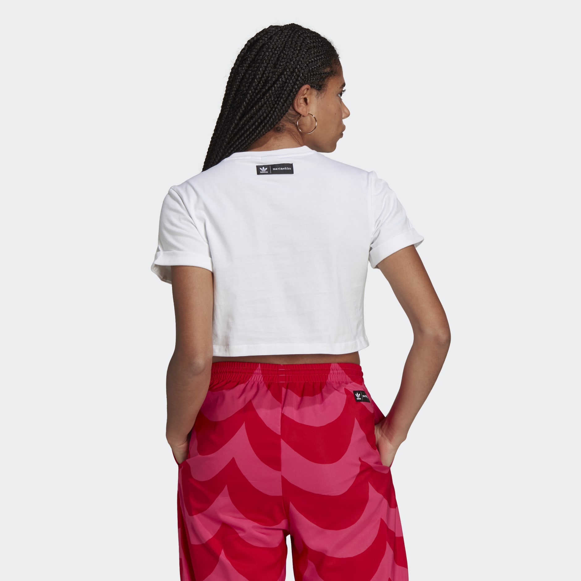 Marimekko Trefoil Infill Cropped Tee