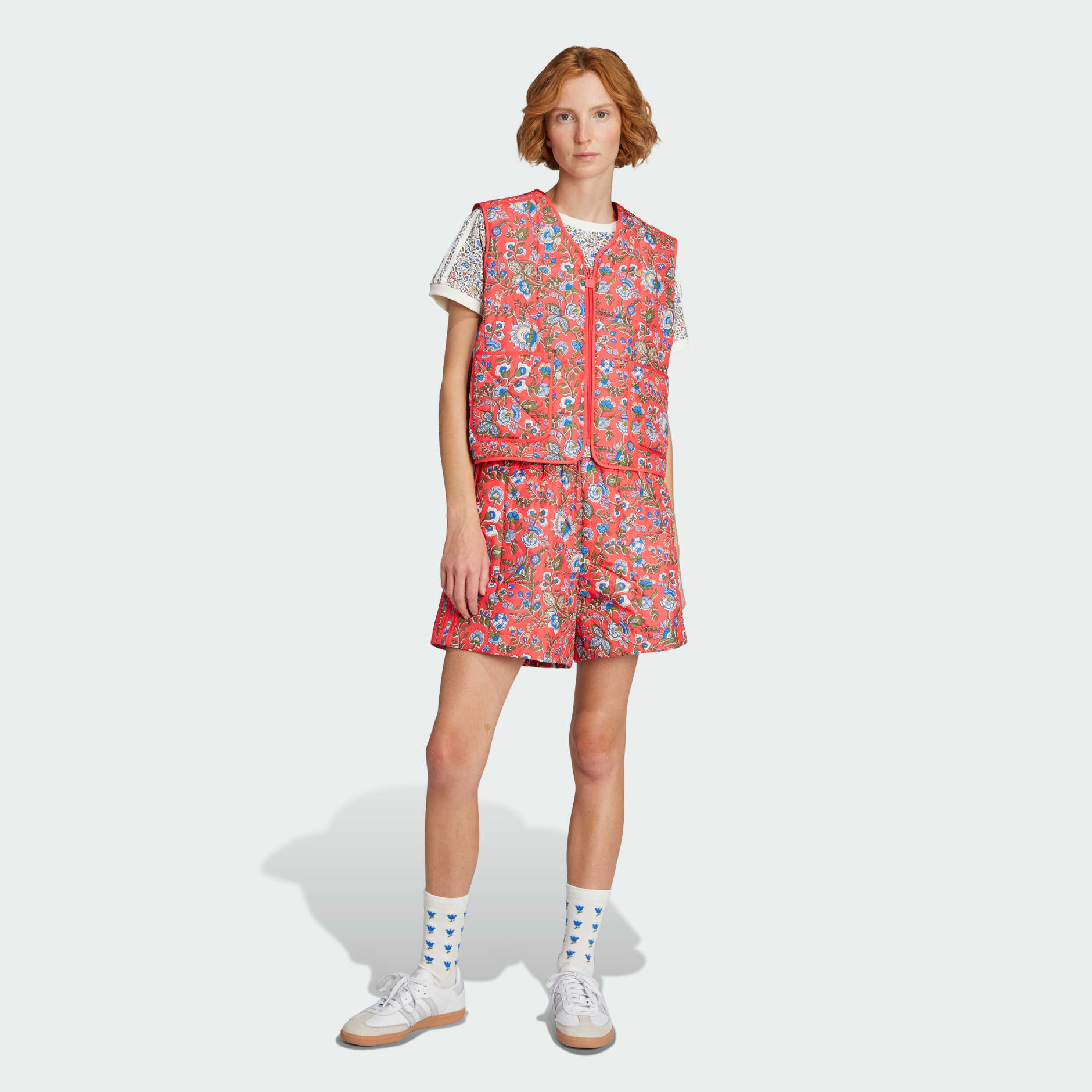 Vestă matlasată adidas Originals x Liberty London