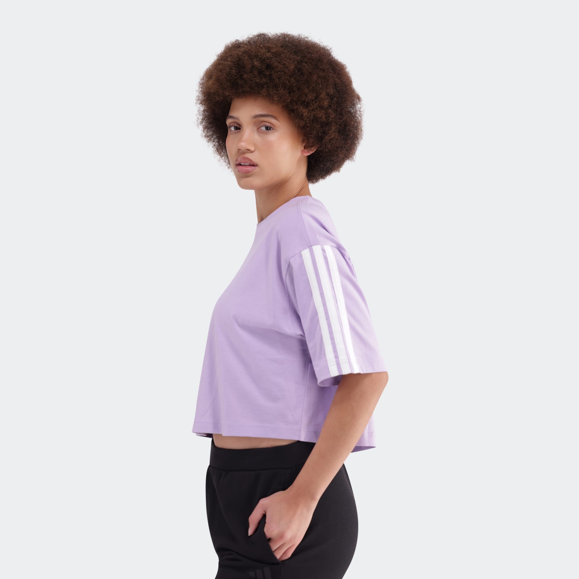 Essentials 3-Stripes Cotton Loose T-Shirt