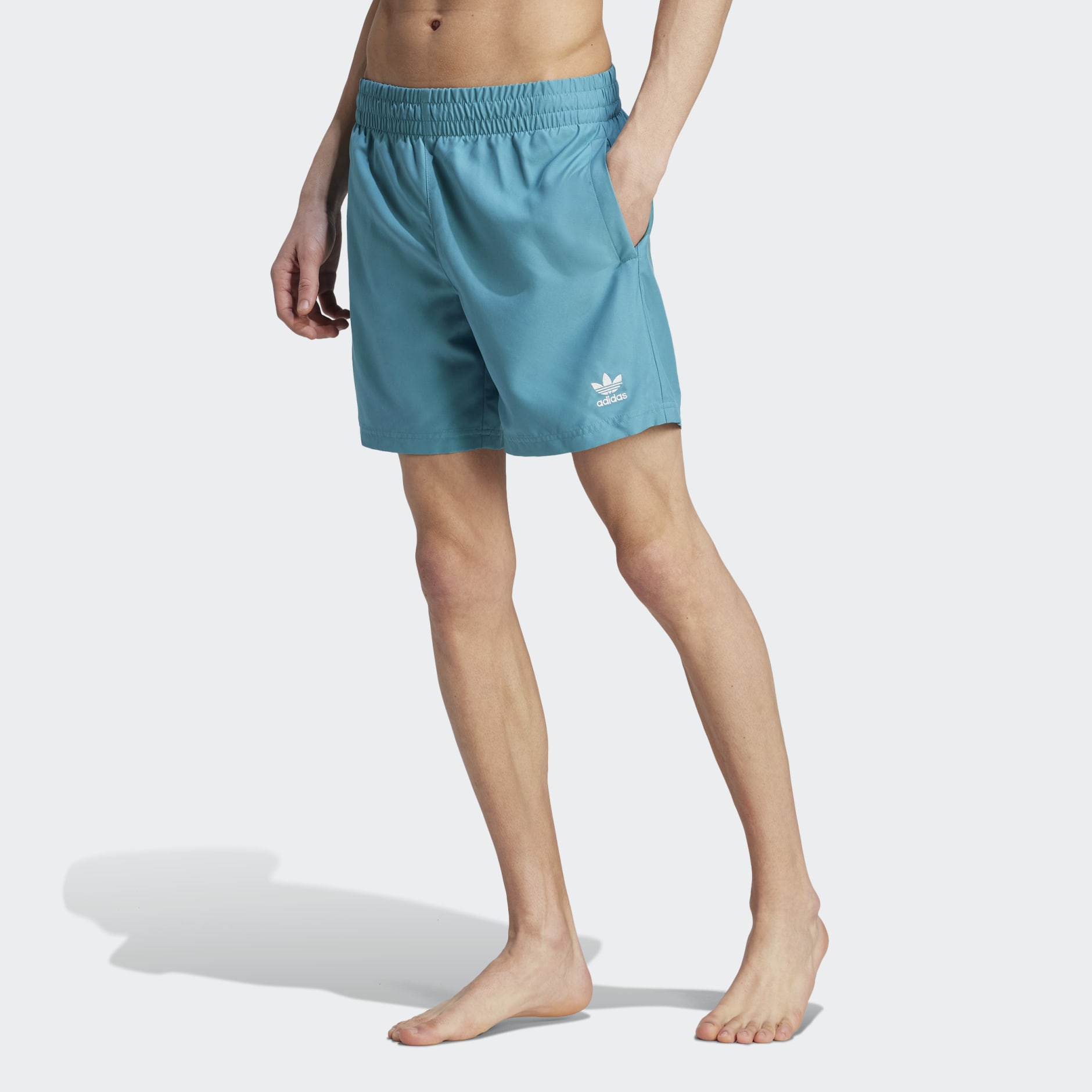 adidas Adicolor Essentials Solid Swim Shorts - Turquoise | adidas UAE