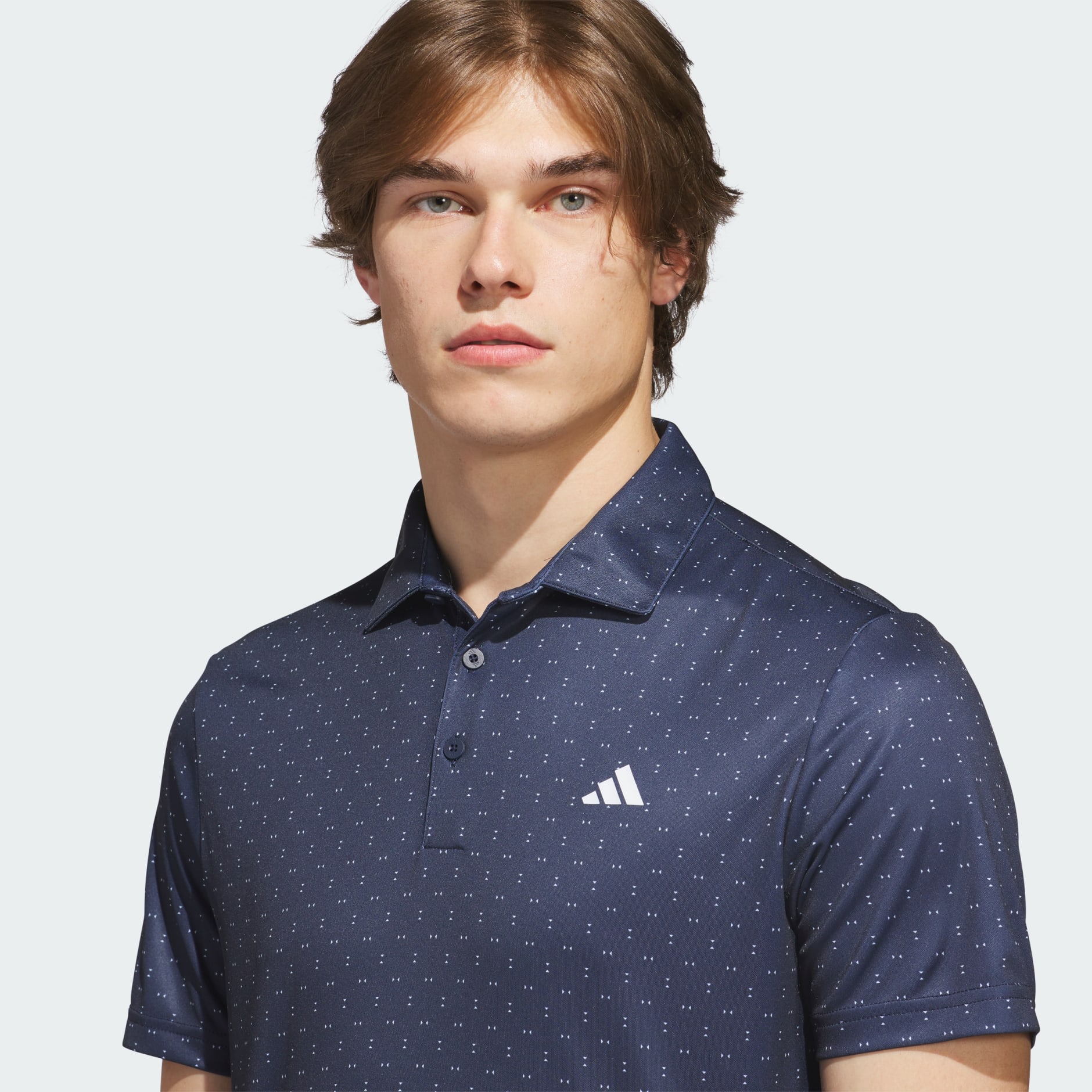 PERFORMANCE TEXTURED PRINT POLO SHIRT
