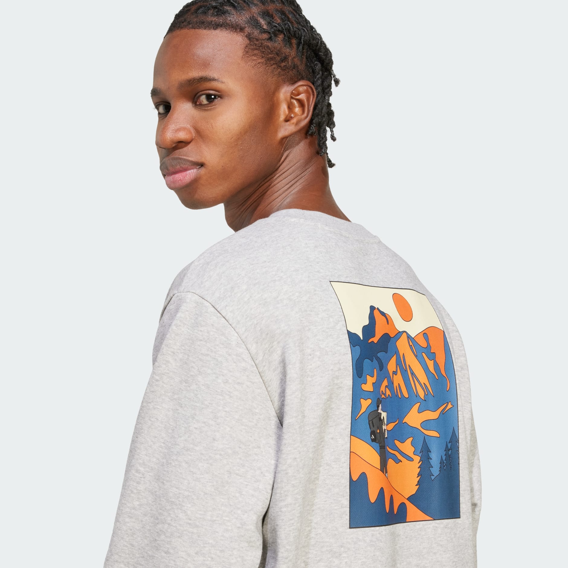 Doodle Hunt Hike Graphic Sweatshirt