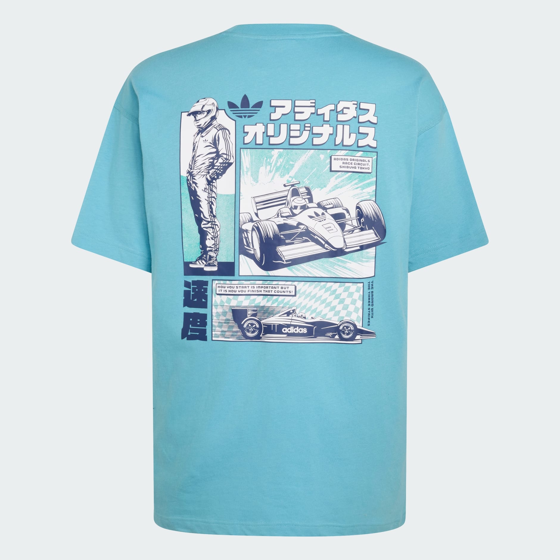 Clothing - JAPANESE RACING MANGA GRAPHICTEE - Blue | adidas Oman