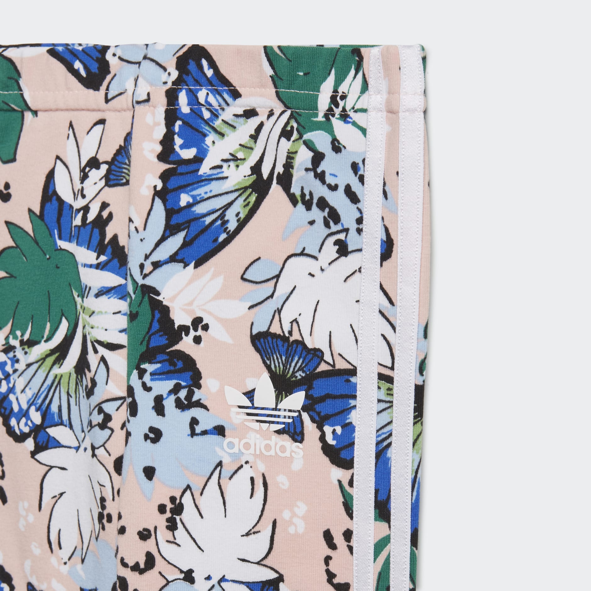 طقم فستان تيشيرت وبنطال ضيق HER Studio London Animal Flower Print