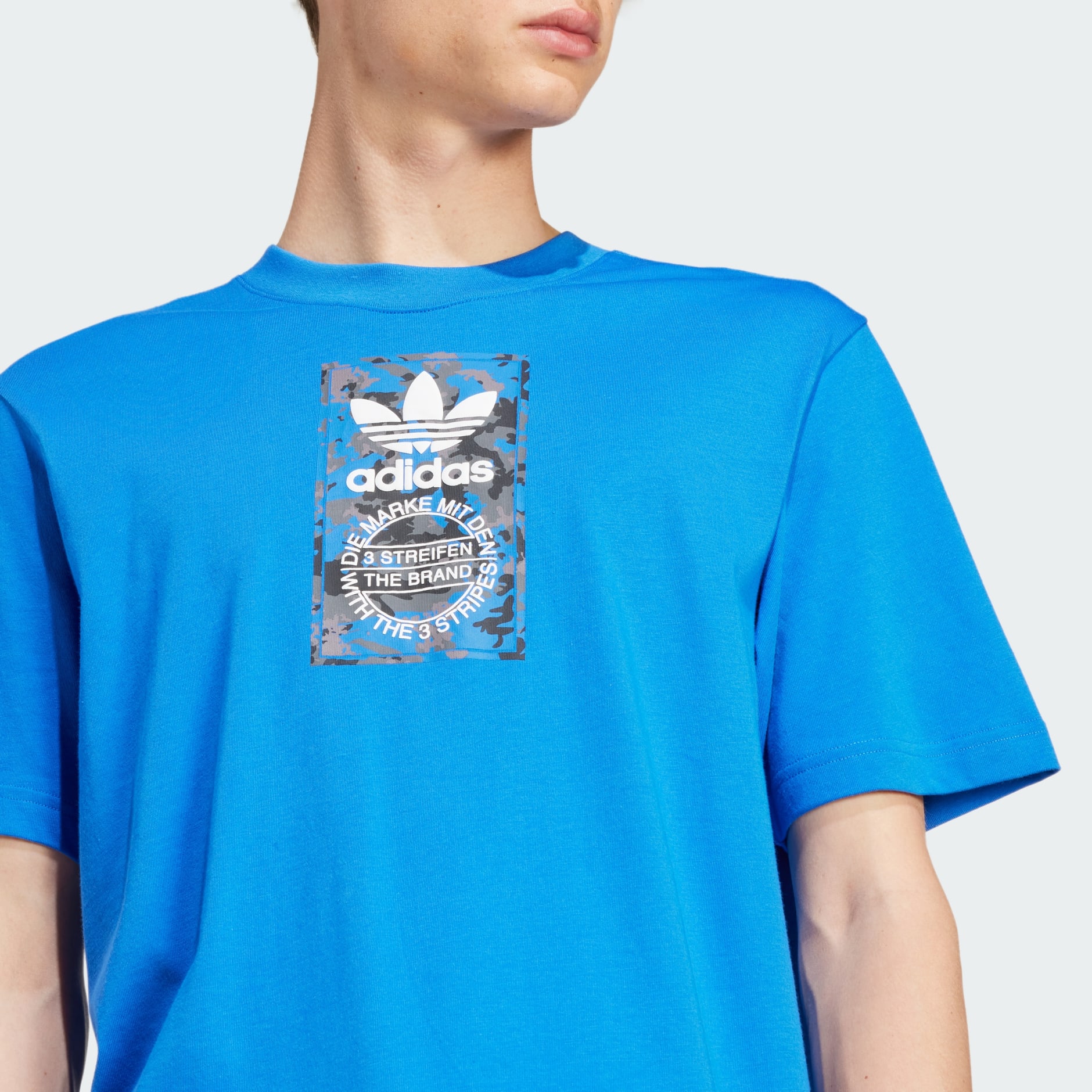 Adidas camo label tee best sale